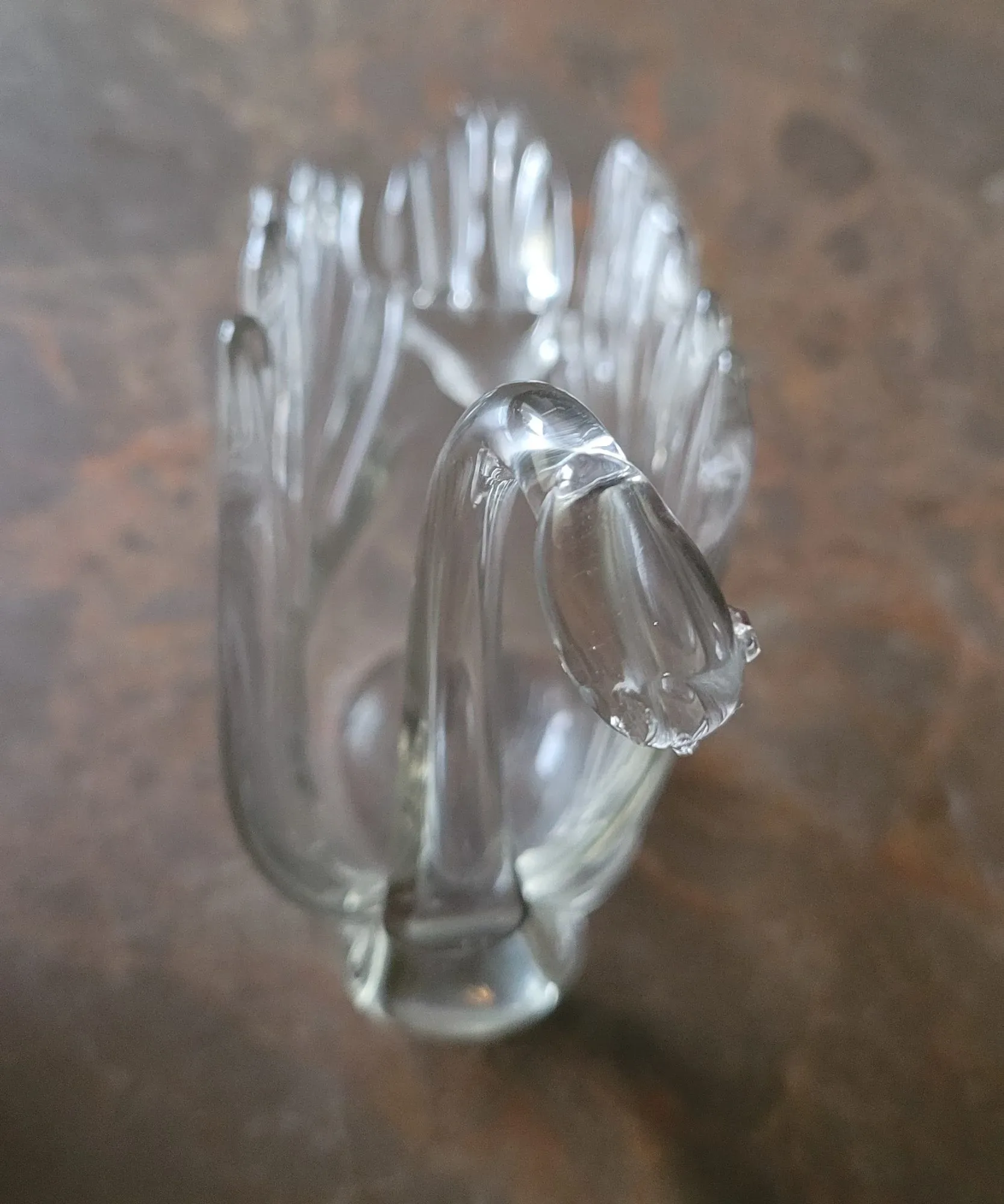 Elegant Glas Svan – Vintage Prydnadsfigur - Bild 8