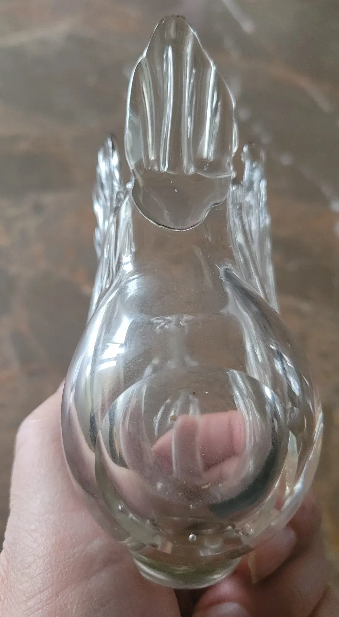 Elegant Glas Svan – Vintage Prydnadsfigur - Bild 5