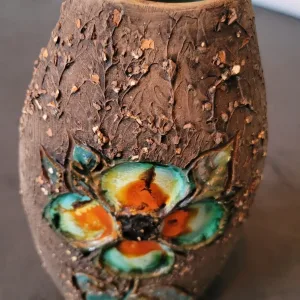Vintage Elgmans Keramik Vase – Unique Texture