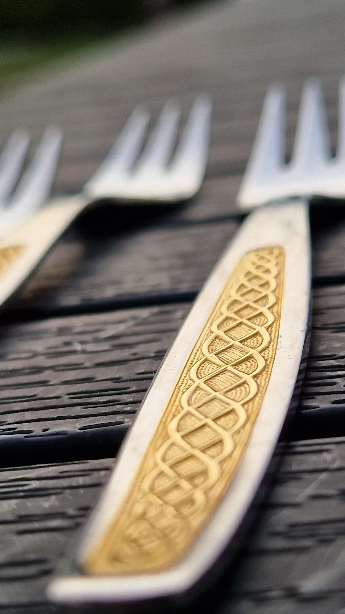 Nilsjohan Guldi Pastry Forks, Set of 4 in Original Box - Image 4