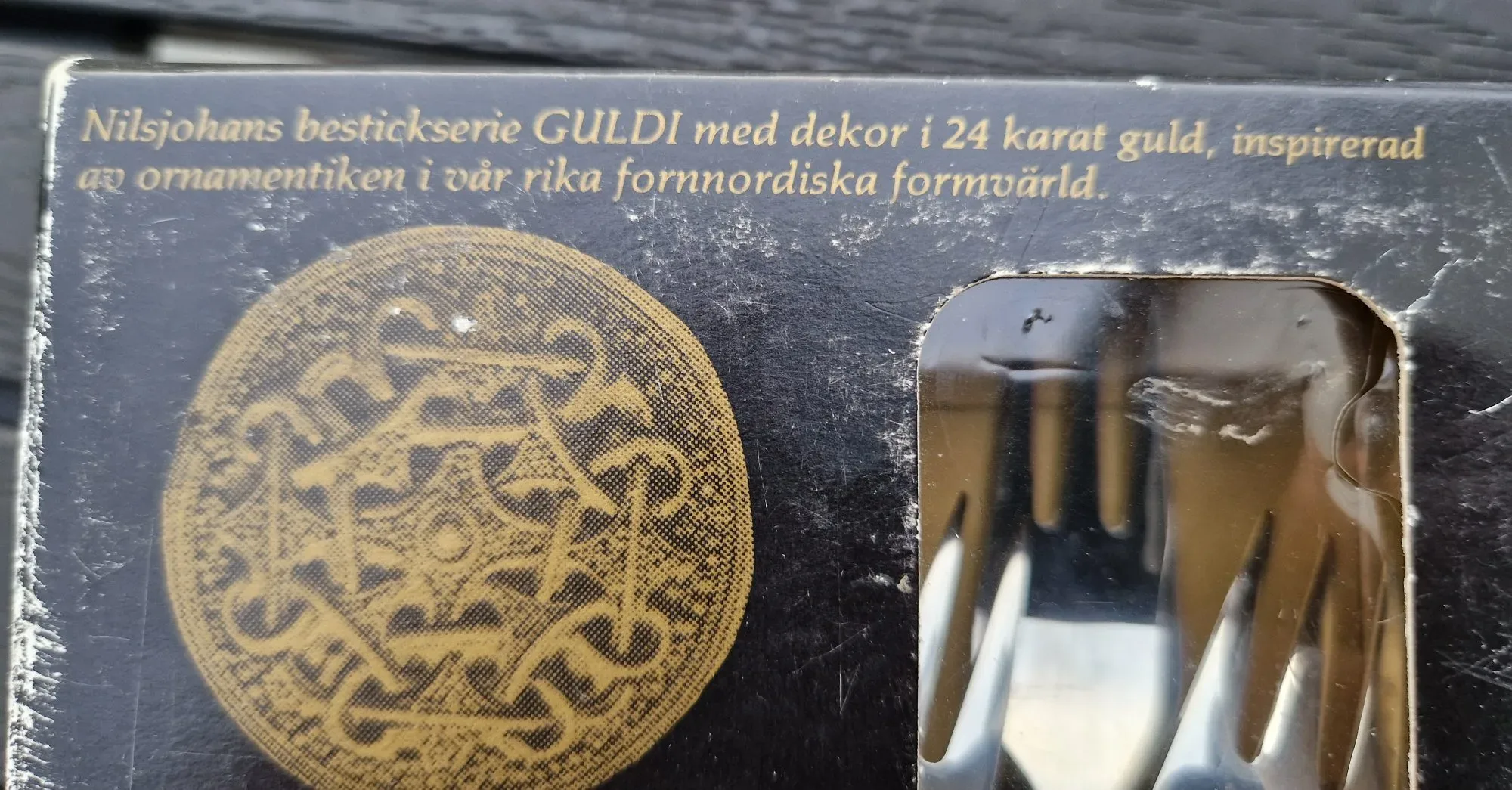 Nilsjohan Guldi Pastry Forks, Set of 4 in Original Box - Image 2