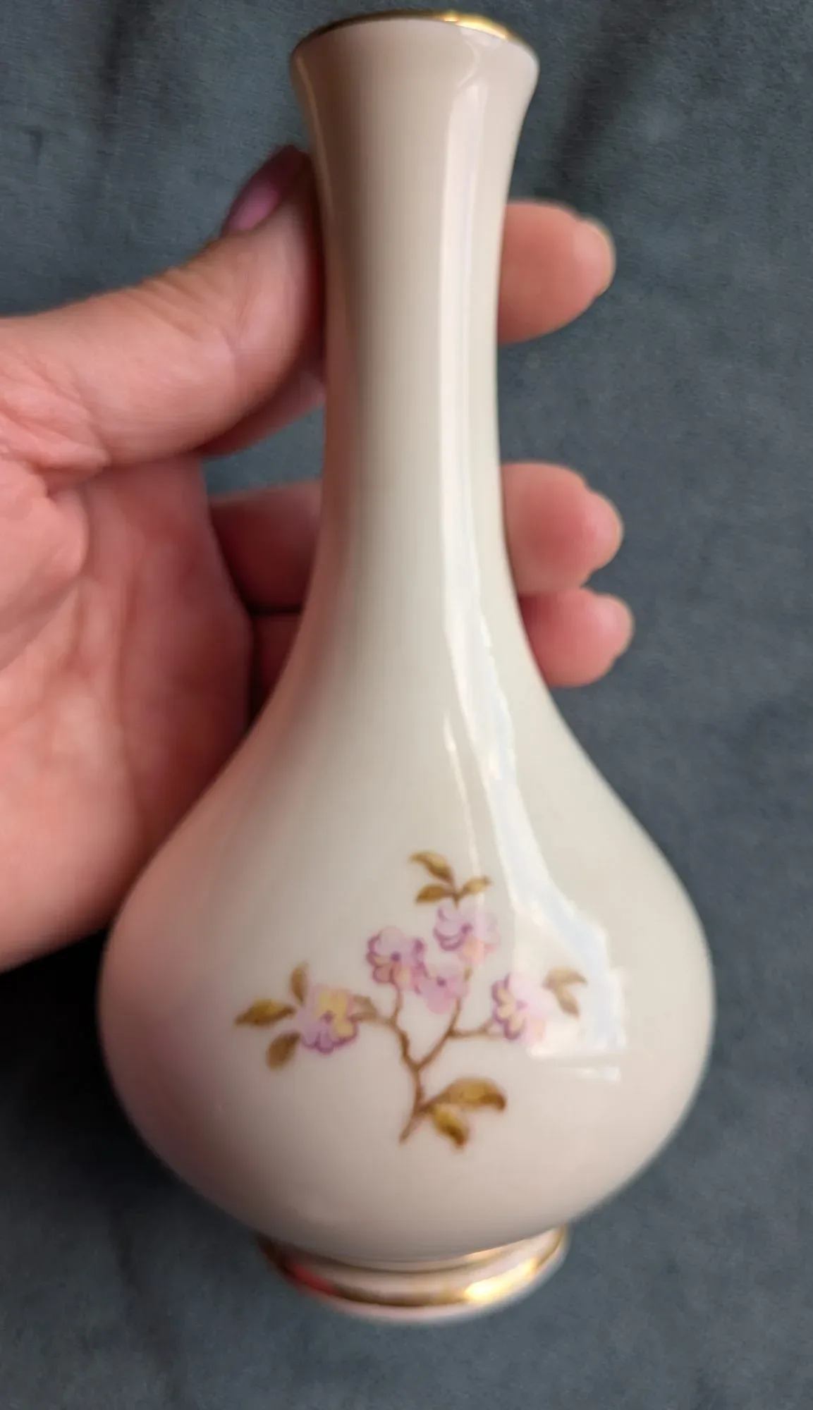 Elegant Minivas i Bavaria Porslin med Blomstermotiv - Bild 2