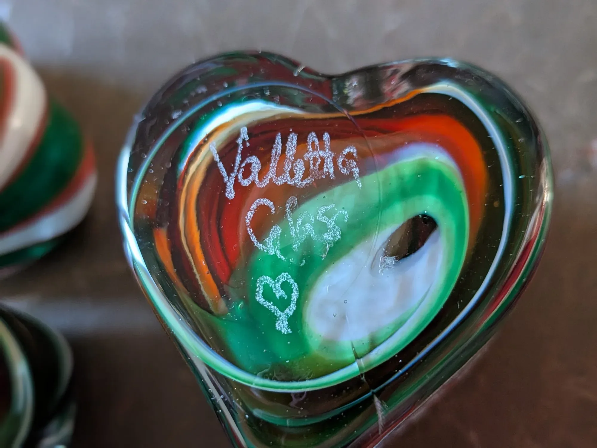 Valletta Glass Hearts – Handmade from Malta, Set of 3 - Image 5