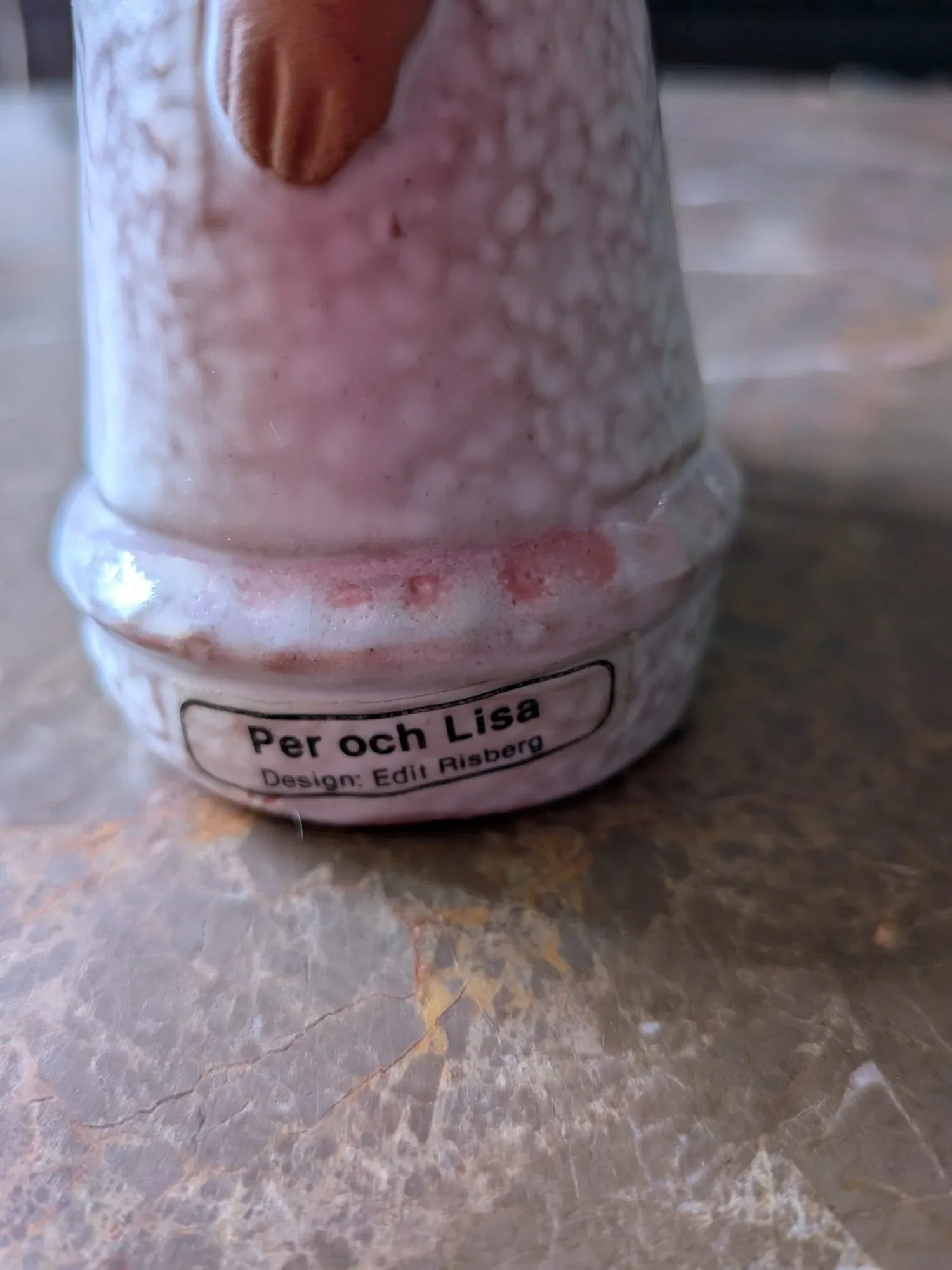 Vintage Keramikfigur Syskonpar – Jie Sweden - Bild 8
