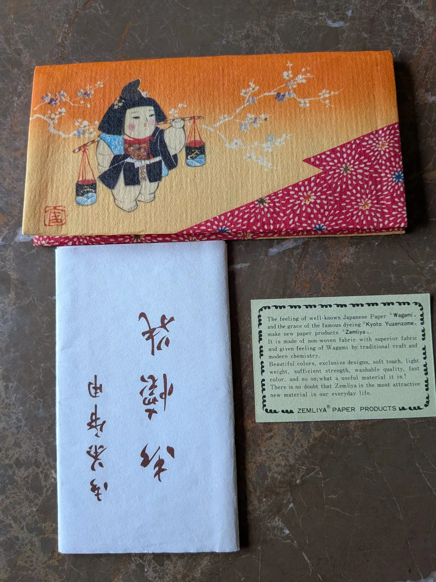Japanese Case with Kokeshi Figurine - Image 7