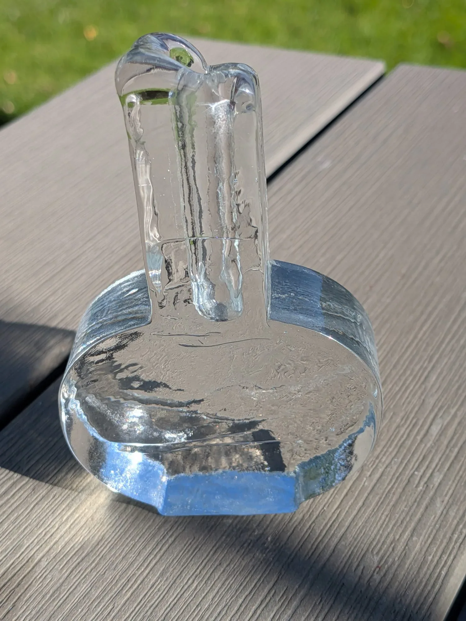 Vintage Glasljusstake – Unik Isglas Design