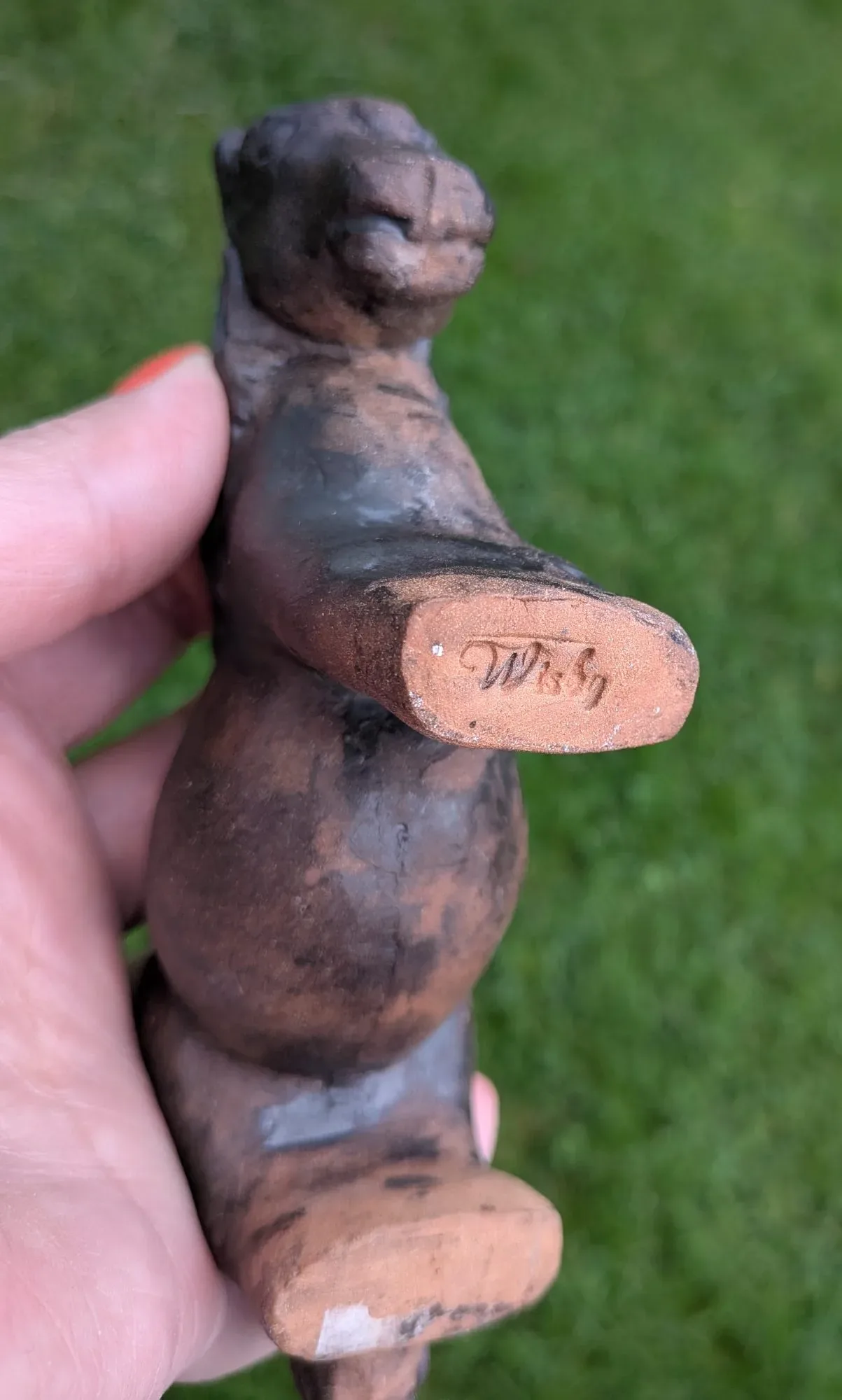 Wisby Keramikhäst – Rustik Vintagefigur - Bild 3