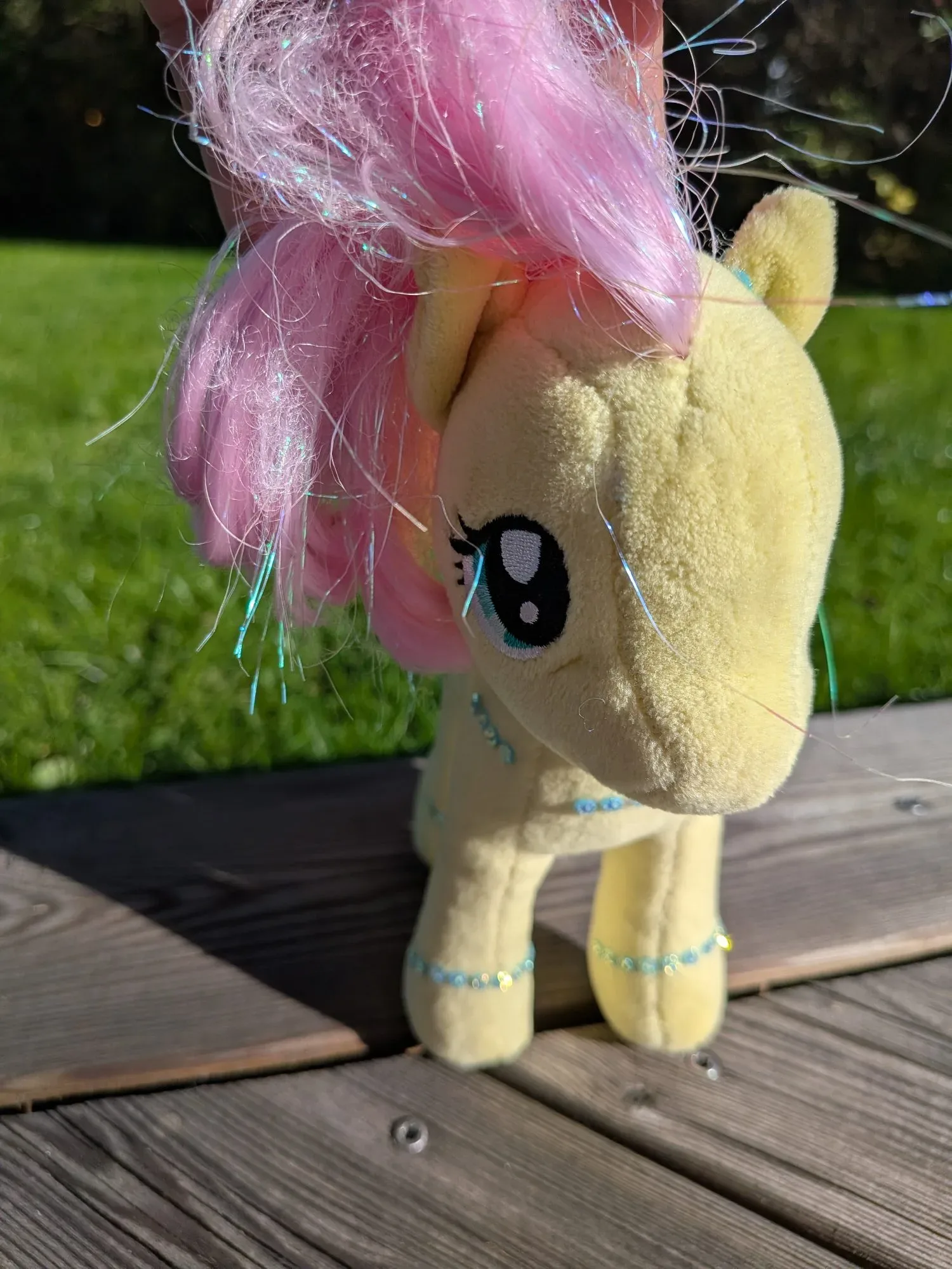 My Little Pony Fluttershy Plush – Glittery & Yellow - Image 6