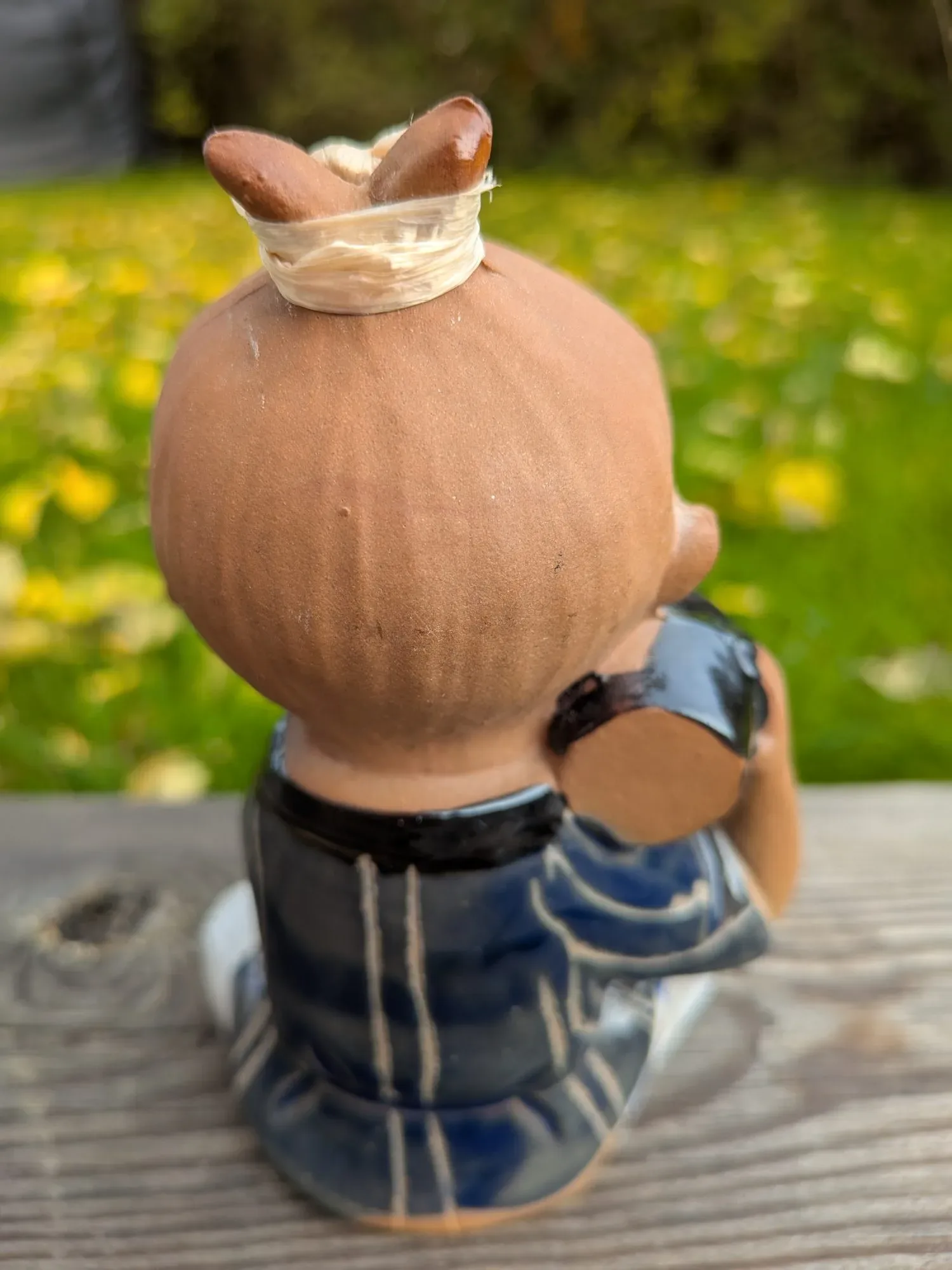 Charmig Vintage Keramikfigur – Sovande Barn - Bild 4