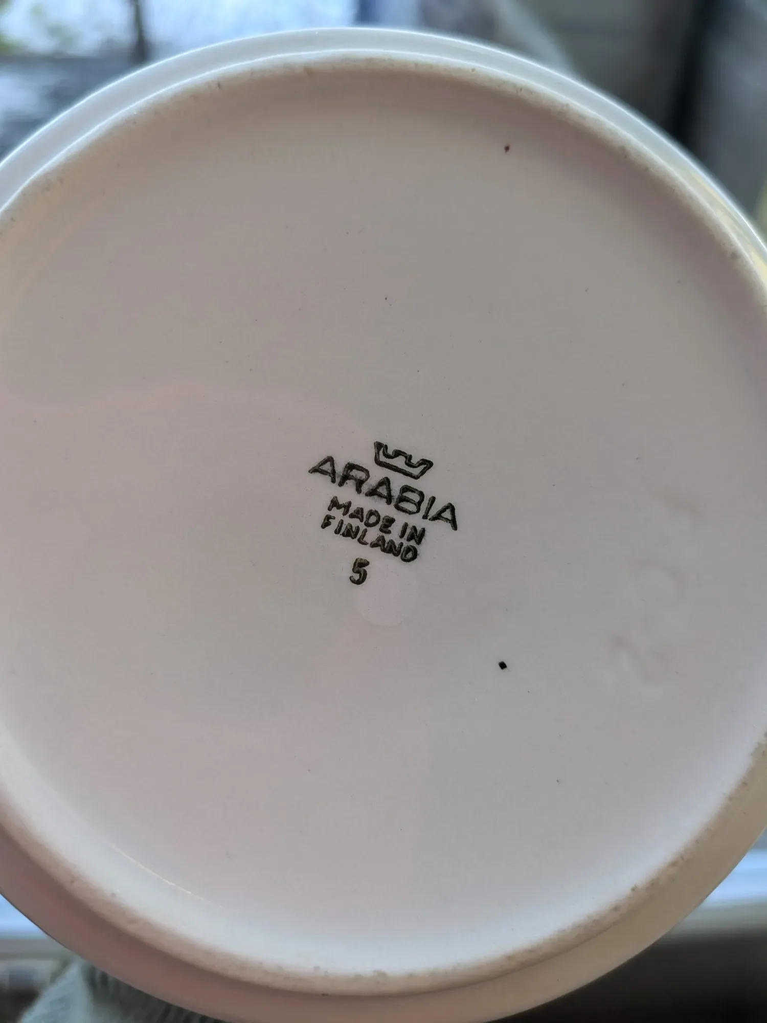 Arabia Blåblommig Gräddkanna / Mjölkkanna - Bild 3