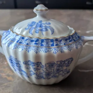 Vintage Sockerskål med Lock – Chinablau Bavaria