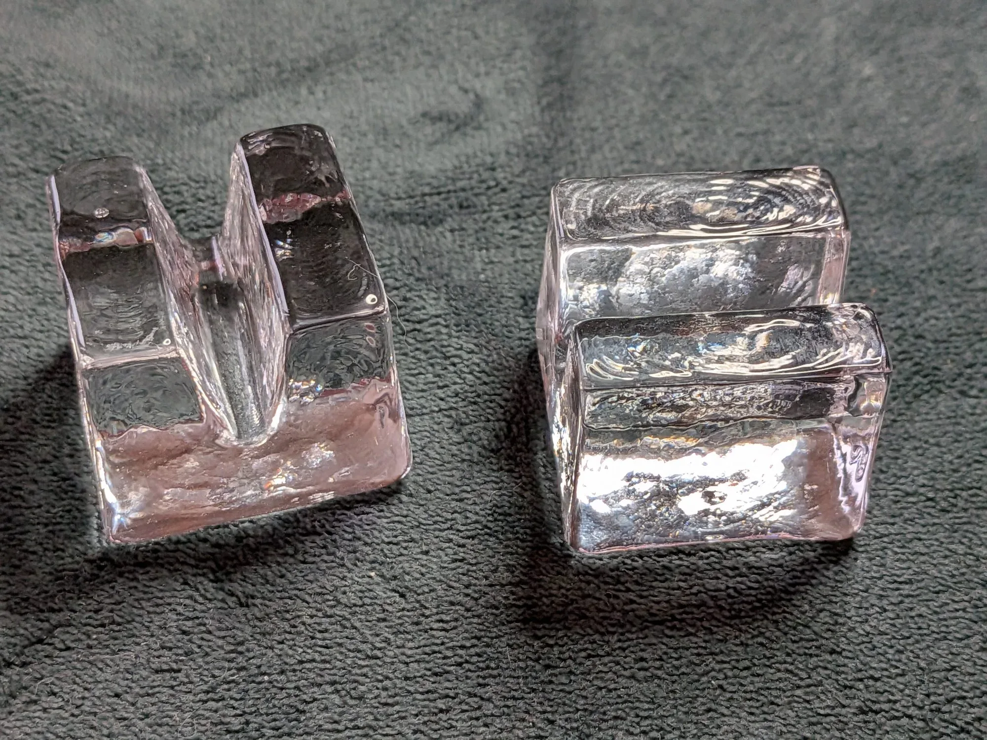 2 st Eleganta Knivlägg i glas – Knivstöd för dukning - Bild 4