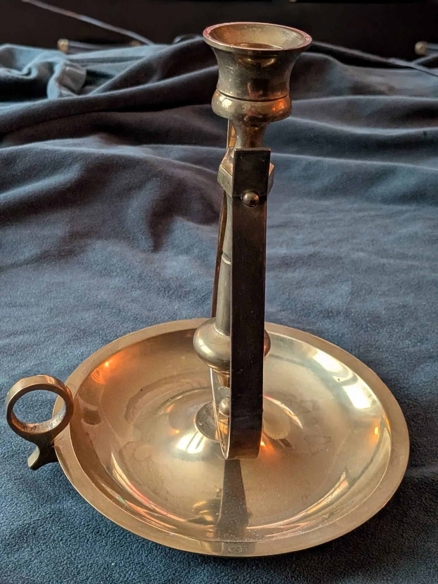 Vintage Skeppsljusstake i Mässing - Bild 9