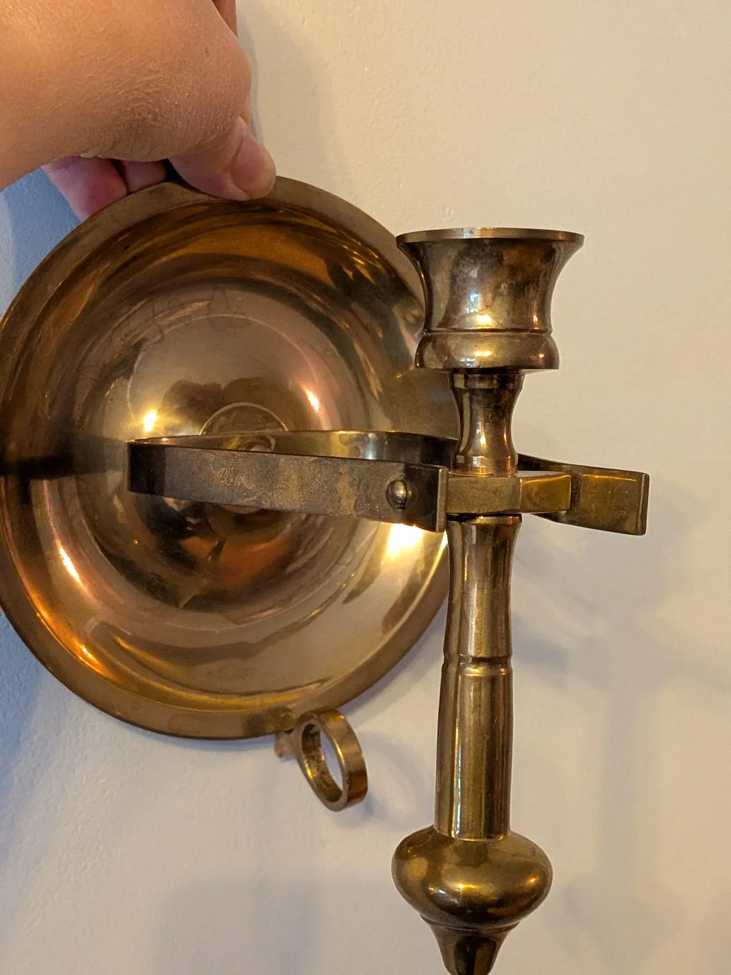 Vintage Skeppsljusstake i Mässing - Bild 7