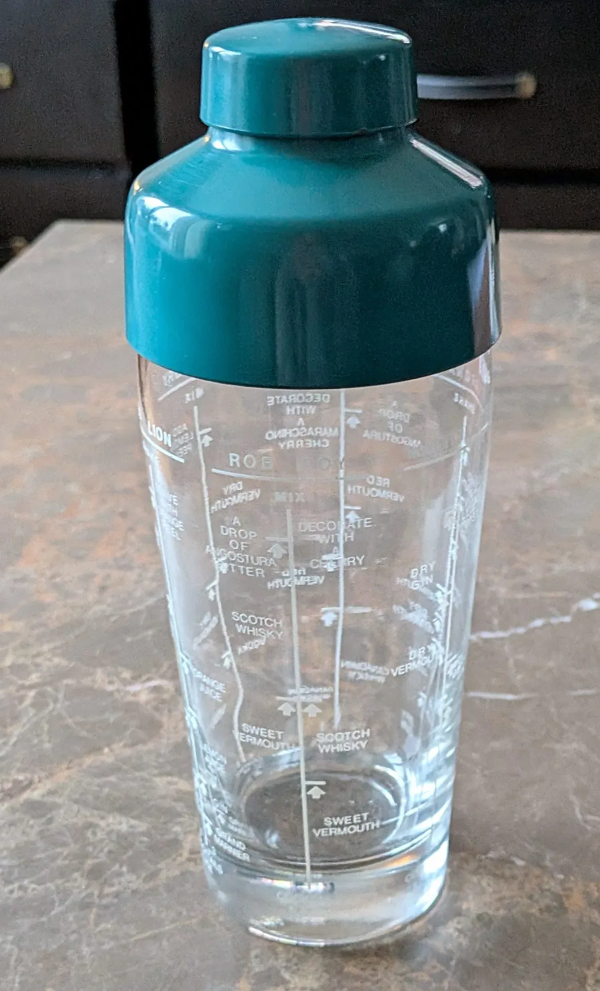 Vintage Cocktailshaker med Recept – Retro Hemmabar - Bild 7