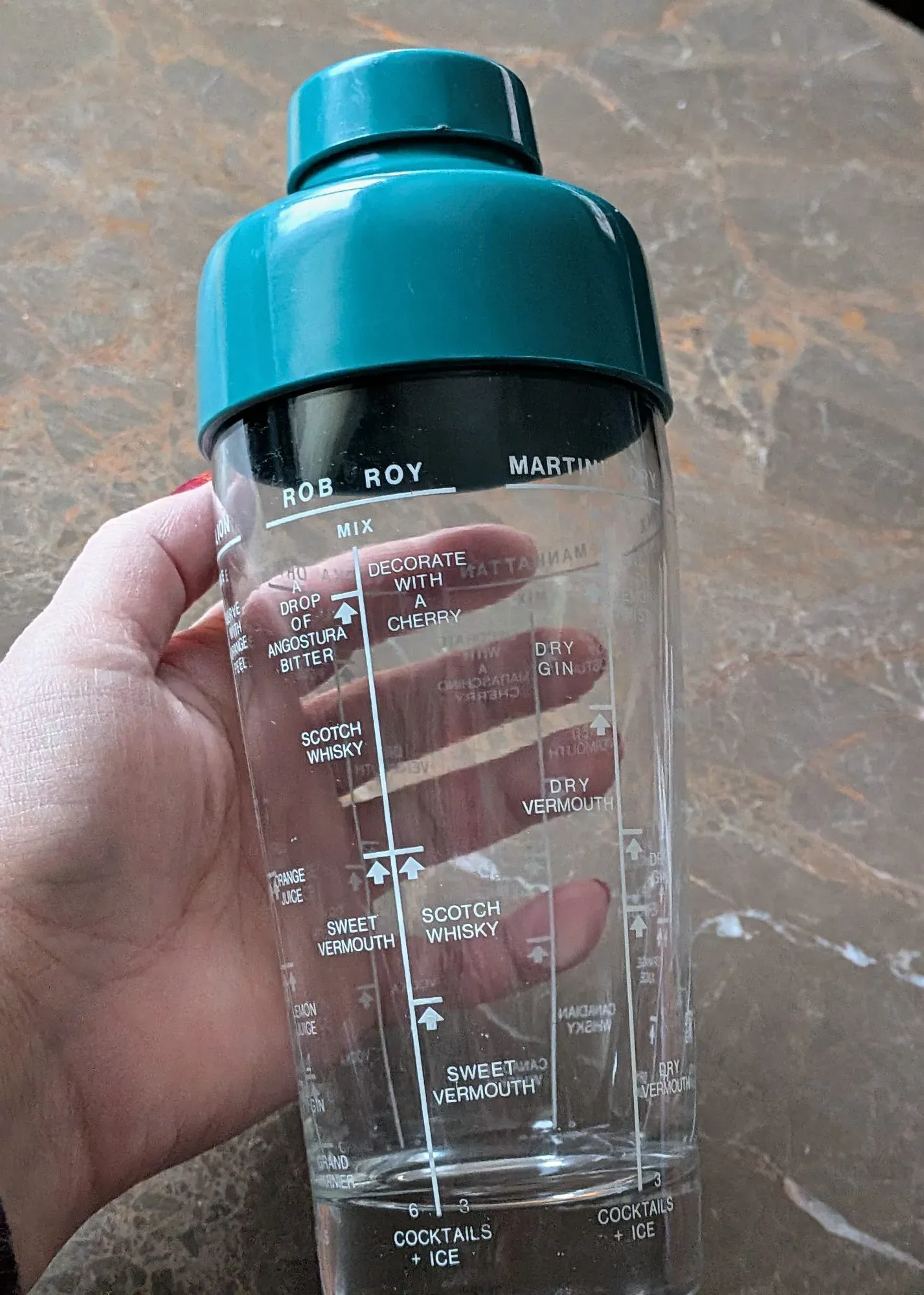 Vintage Cocktailshaker med Recept – Retro Hemmabar - Bild 6