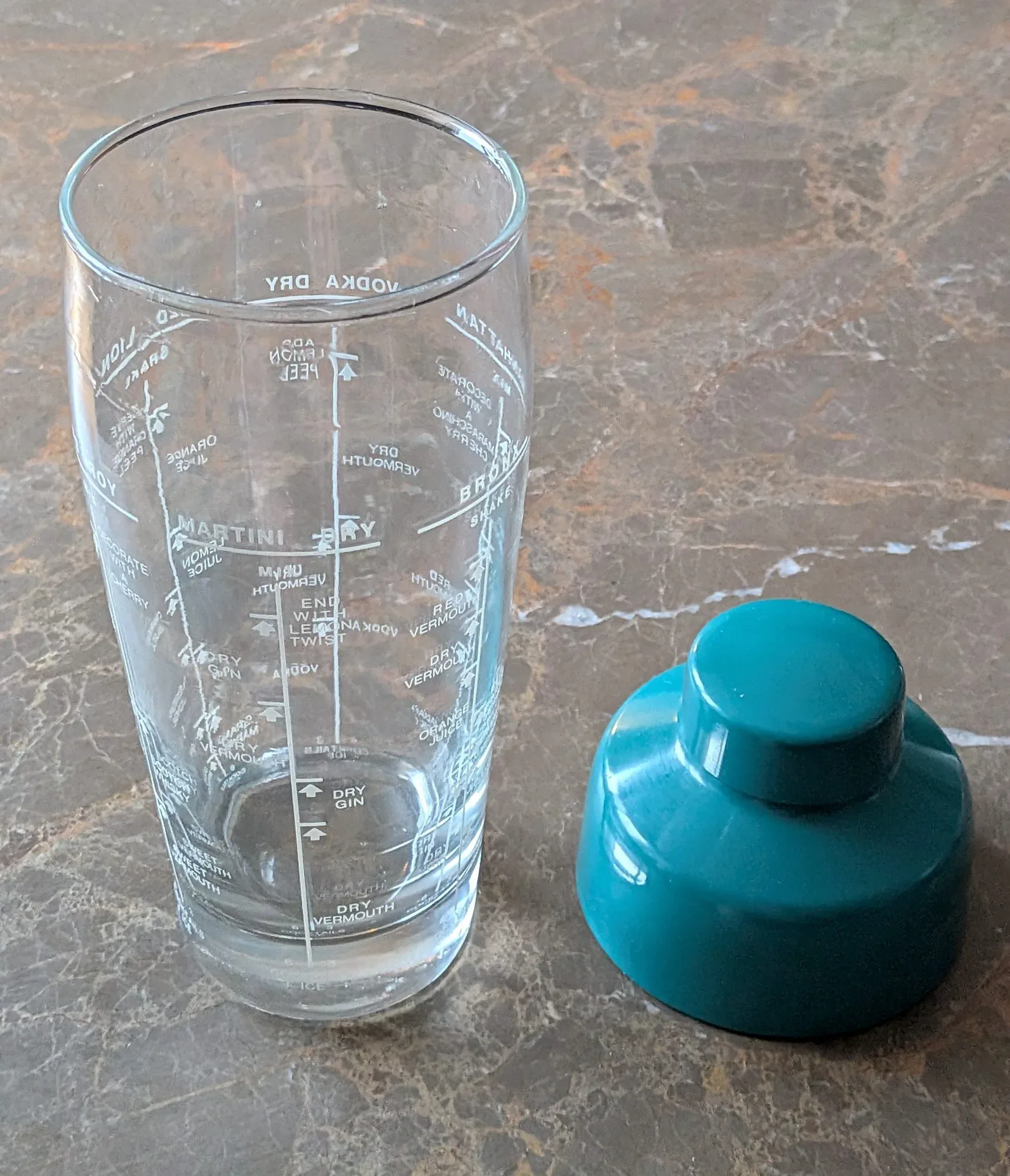 Vintage Cocktailshaker med Recept – Retro Hemmabar - Bild 4