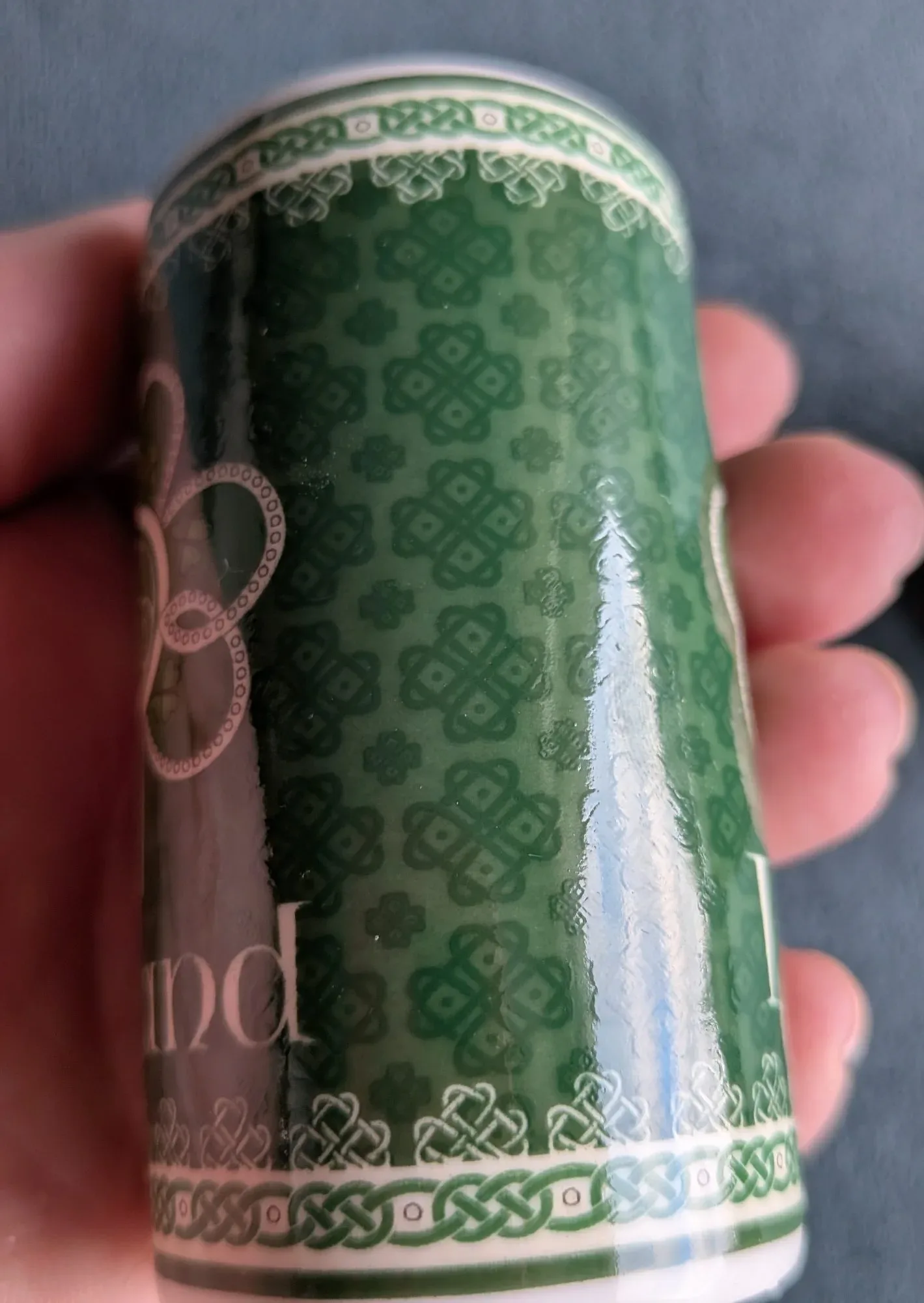 Irish Salt and Pepper Shakers with Celtic Pattern - Image 6