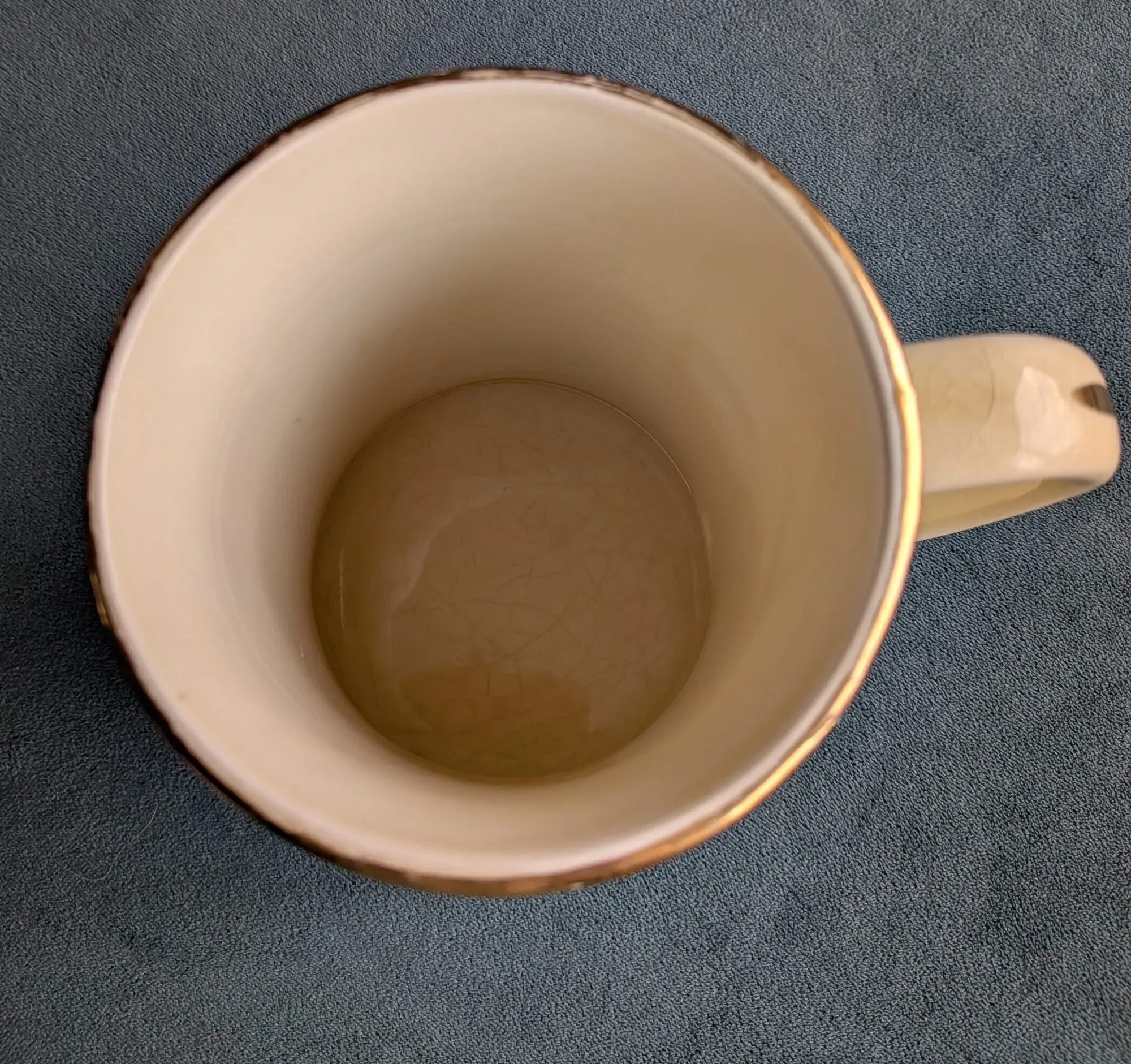 Vintage Mugg Crown Devon med Klassiskt Jaktmotiv - Bild 8