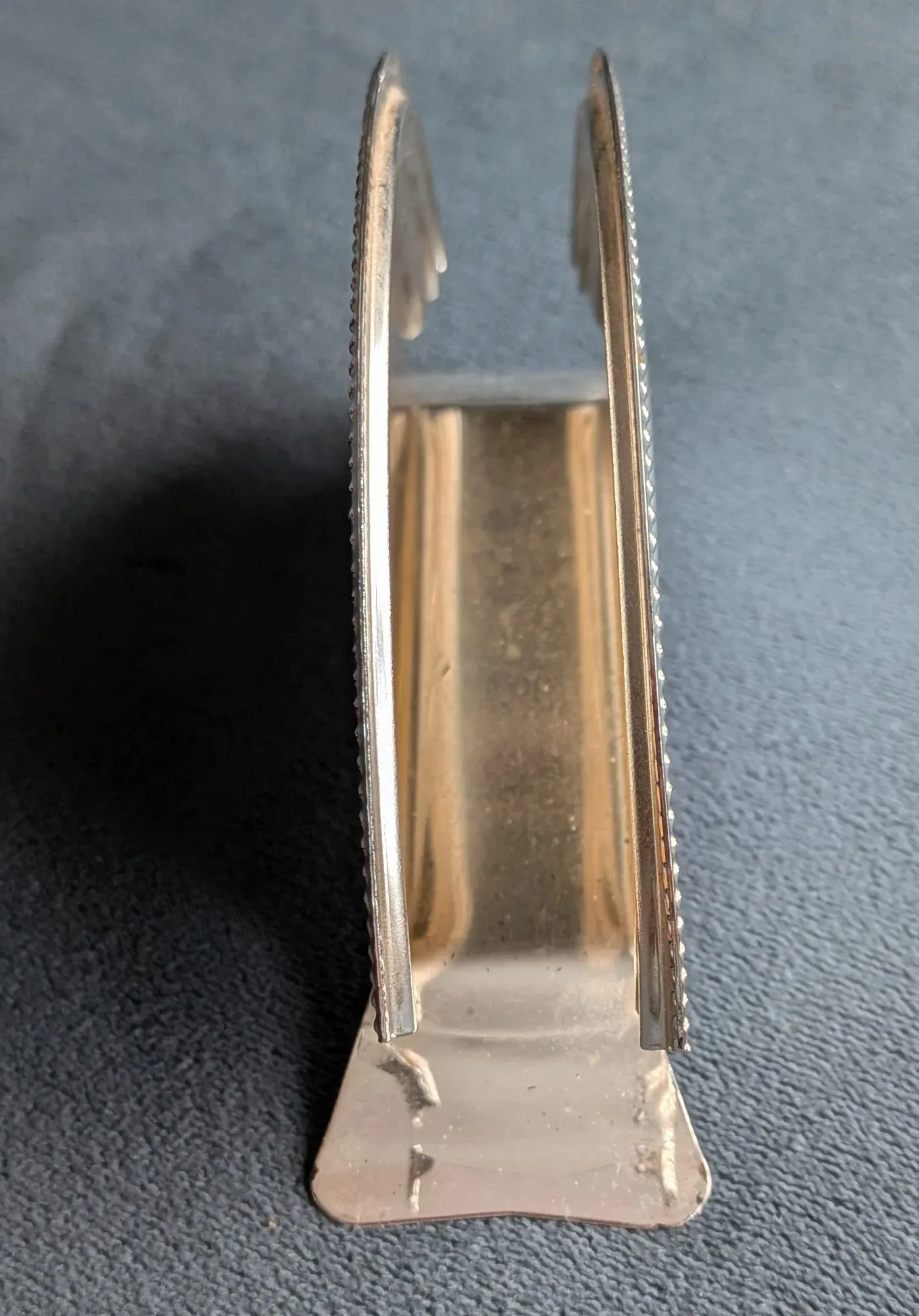 Elegant Napkin Holder in Polished Steel, Dre'chhart W-Germany - Image 5