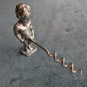 Manneken Pis Humorous Metal Corkscrew