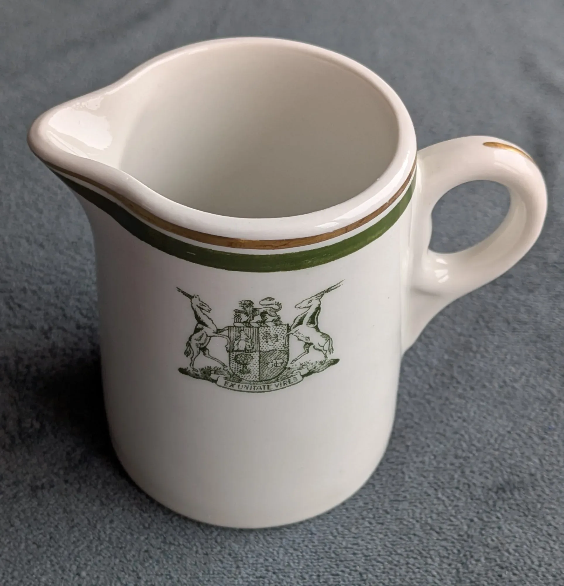 Vintage Gräddkanna John Maddock & Sons med Sydafrikanskt Vapen - Bild 8