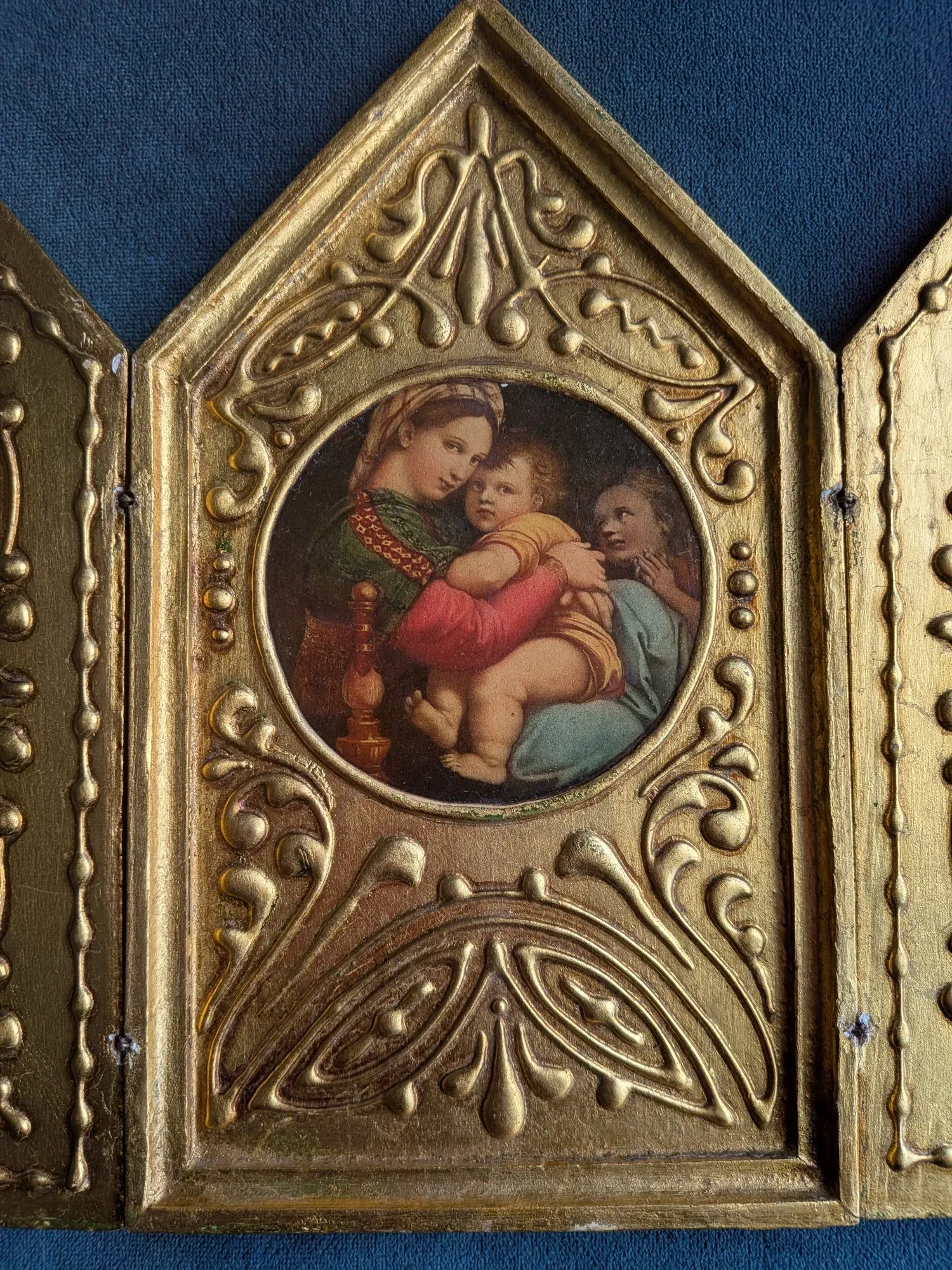 Vintage Triptyk - Madonna med Barn - Bild 10