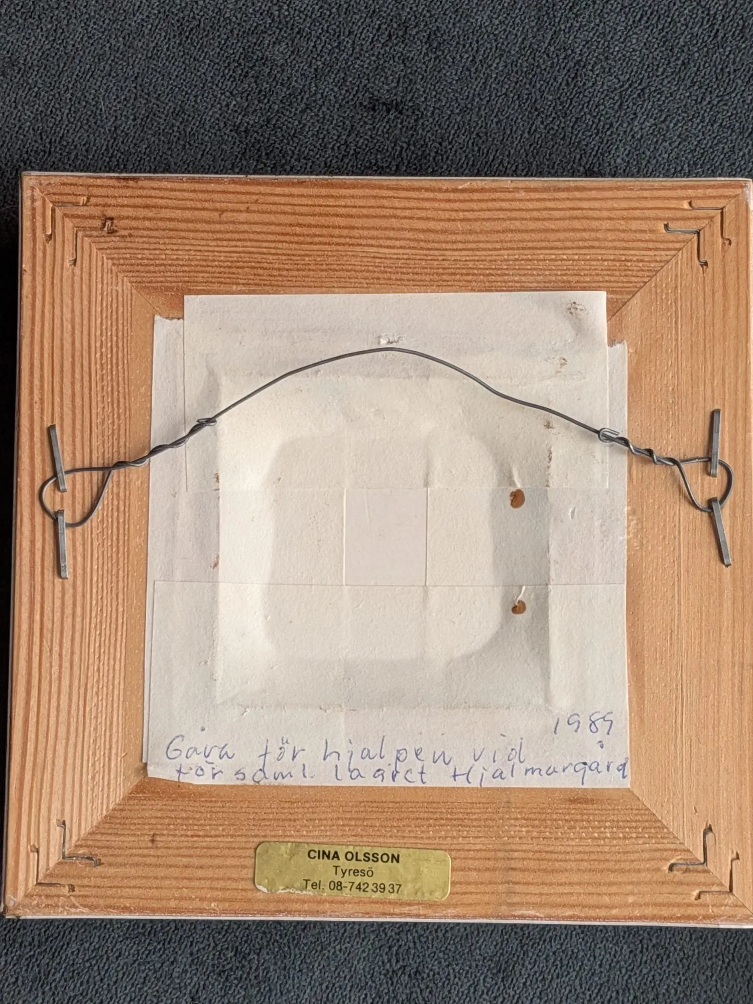 Vintage Miniatyrer: Vinterlandskap av 'Cina' (Par) - Bild 8