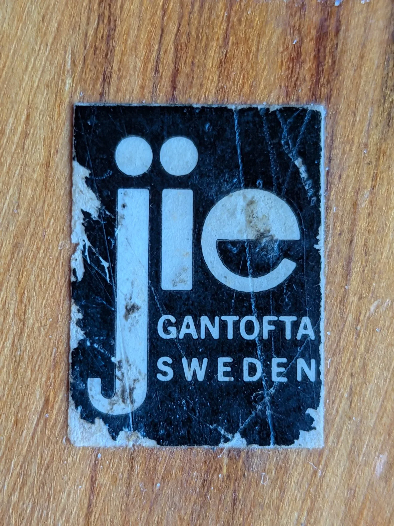 Vintage Sopset Jiie Gantofta i Trä - Bild 4