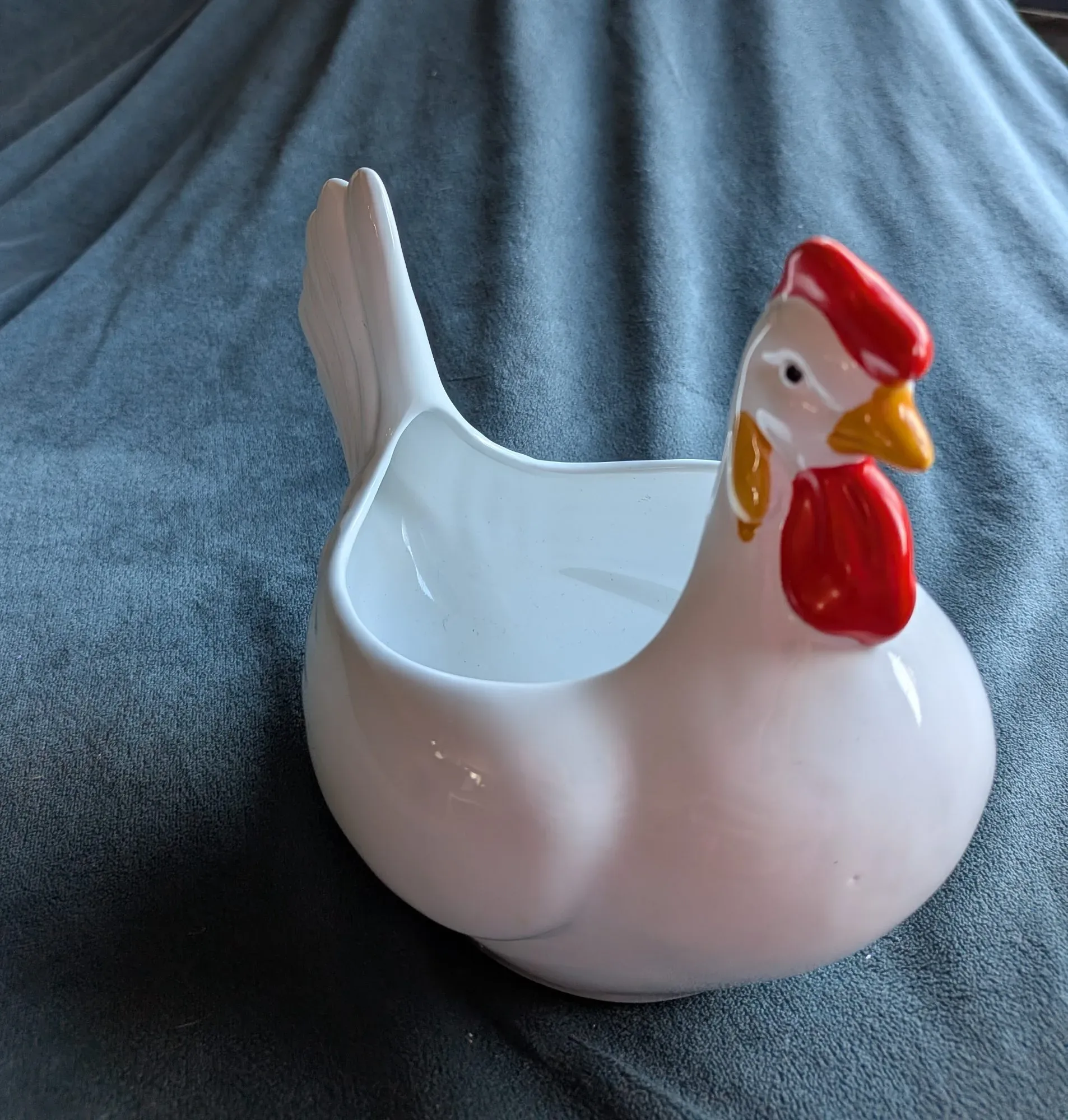 Charmig Keramikskål Höna - Bild 6