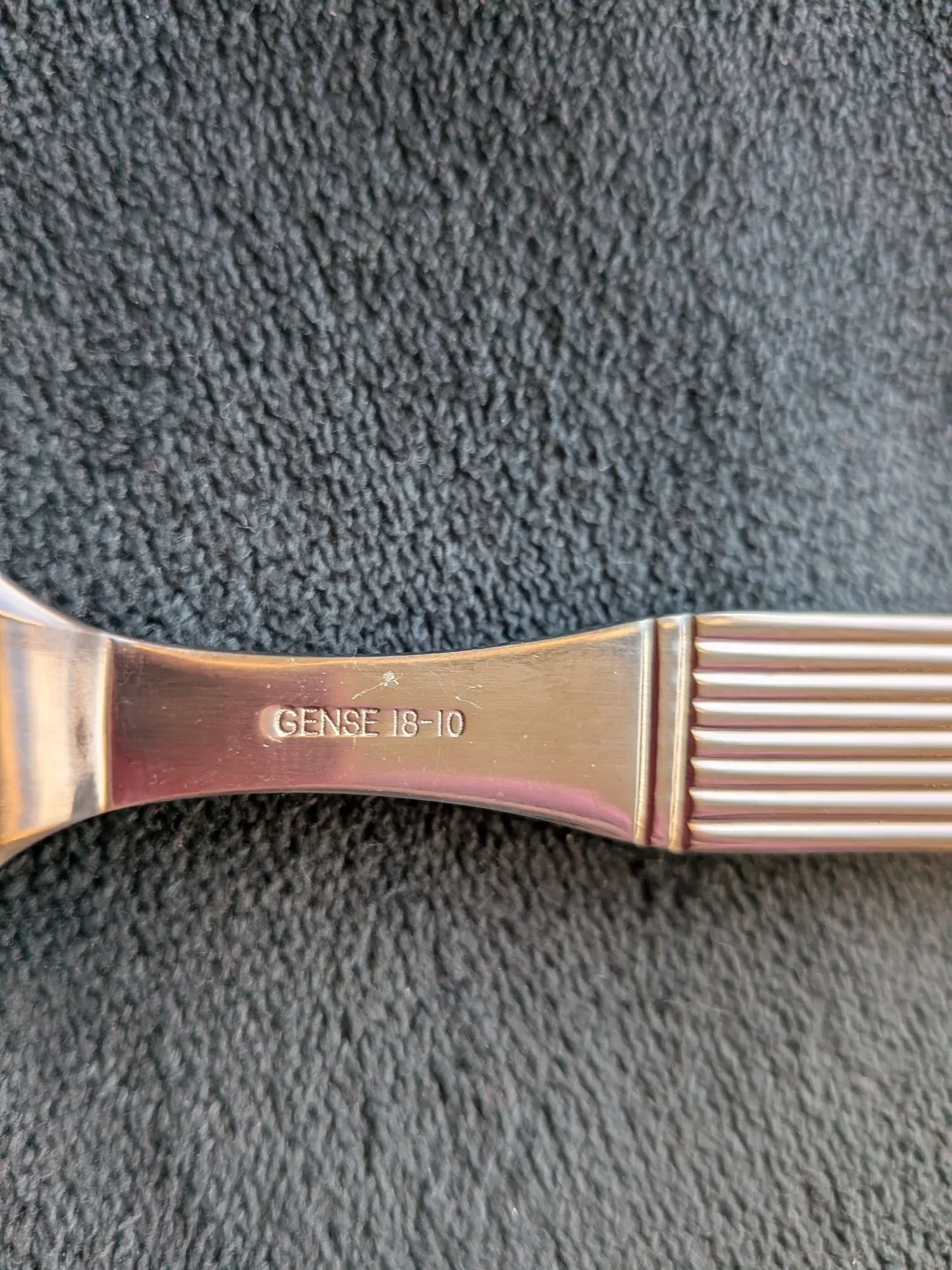 Elegant Gense Gaffel i 18-10 Stål - Bild 3