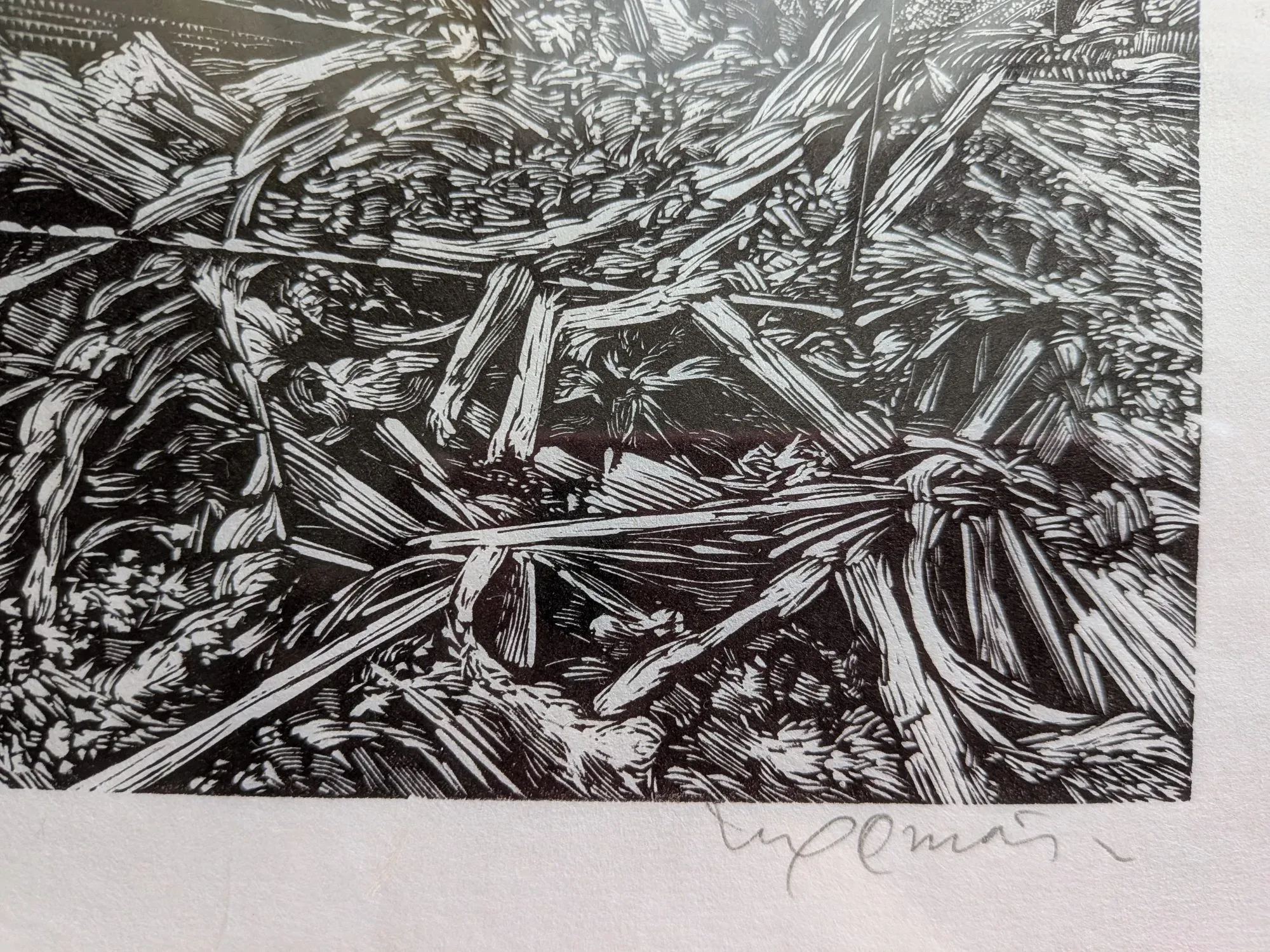 Abstract Original Graphic Print, Numbered & Signed by Ingemar Pettersson - Image 5