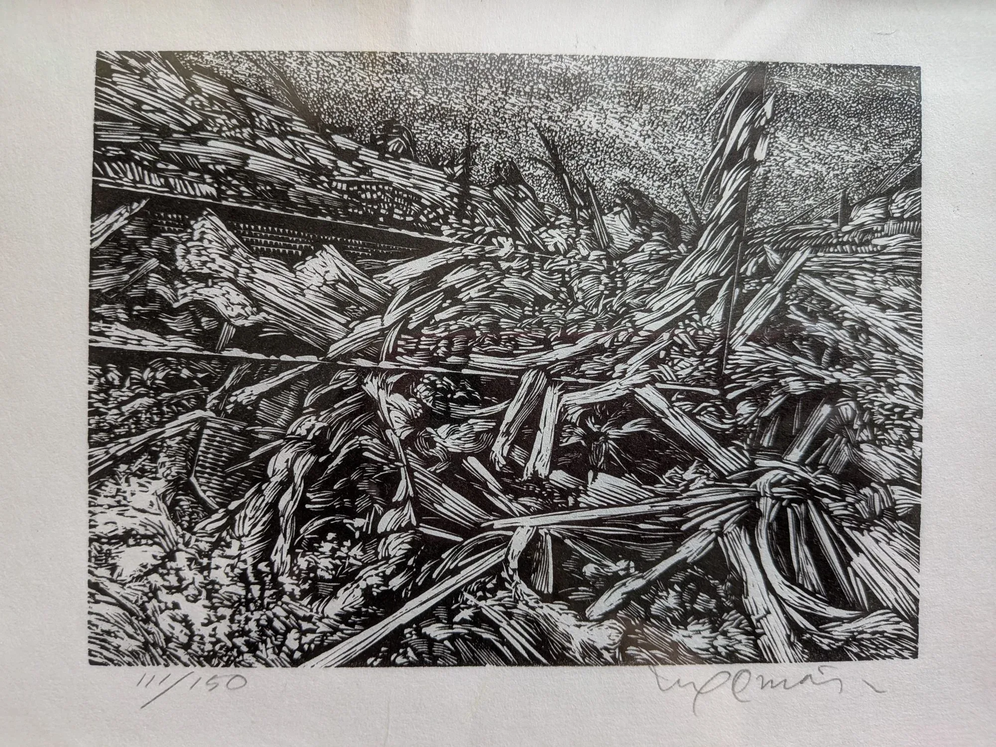 Abstract Original Graphic Print, Numbered & Signed by Ingemar Pettersson - Image 4