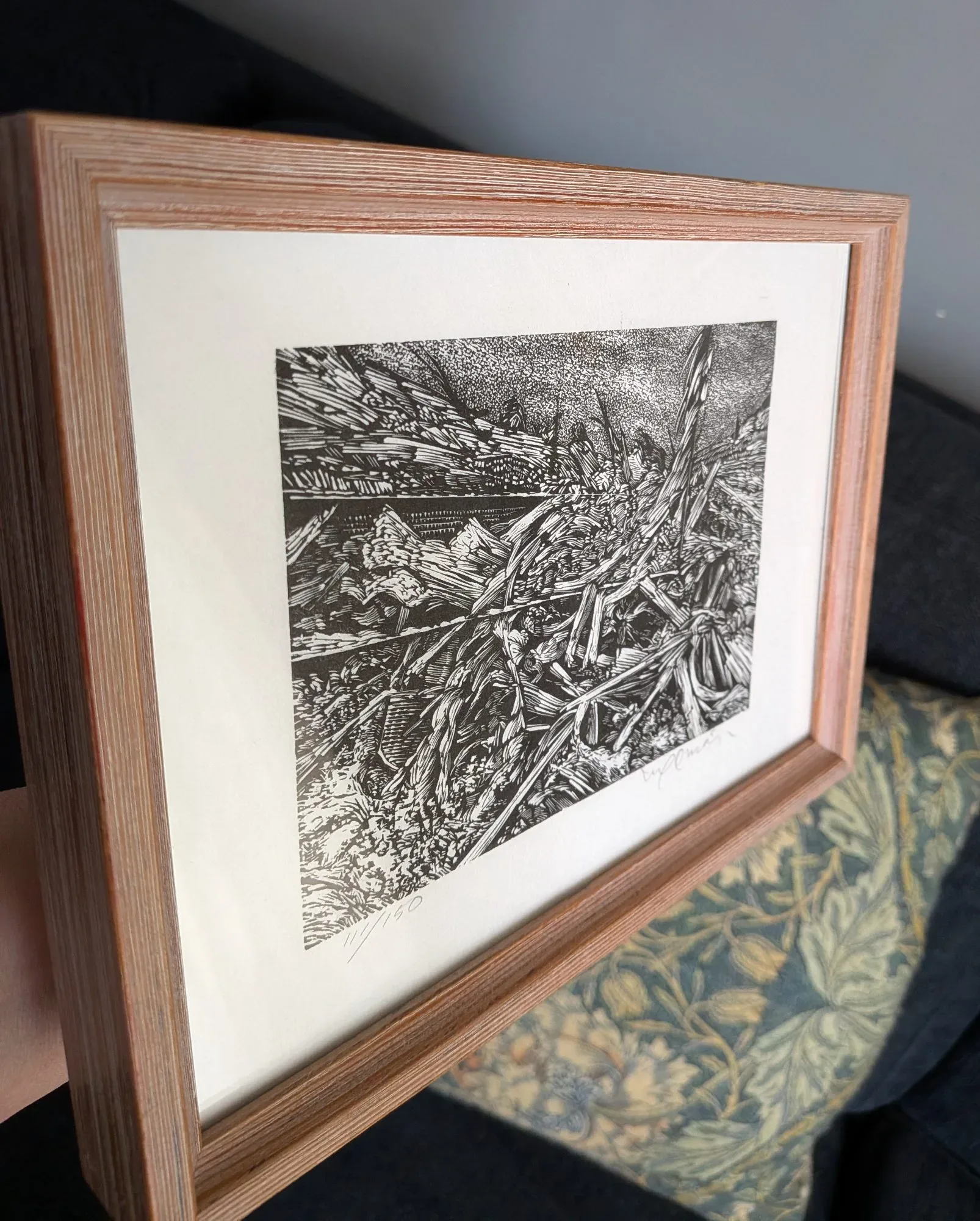 Abstract Original Graphic Print, Numbered & Signed by Ingemar Pettersson