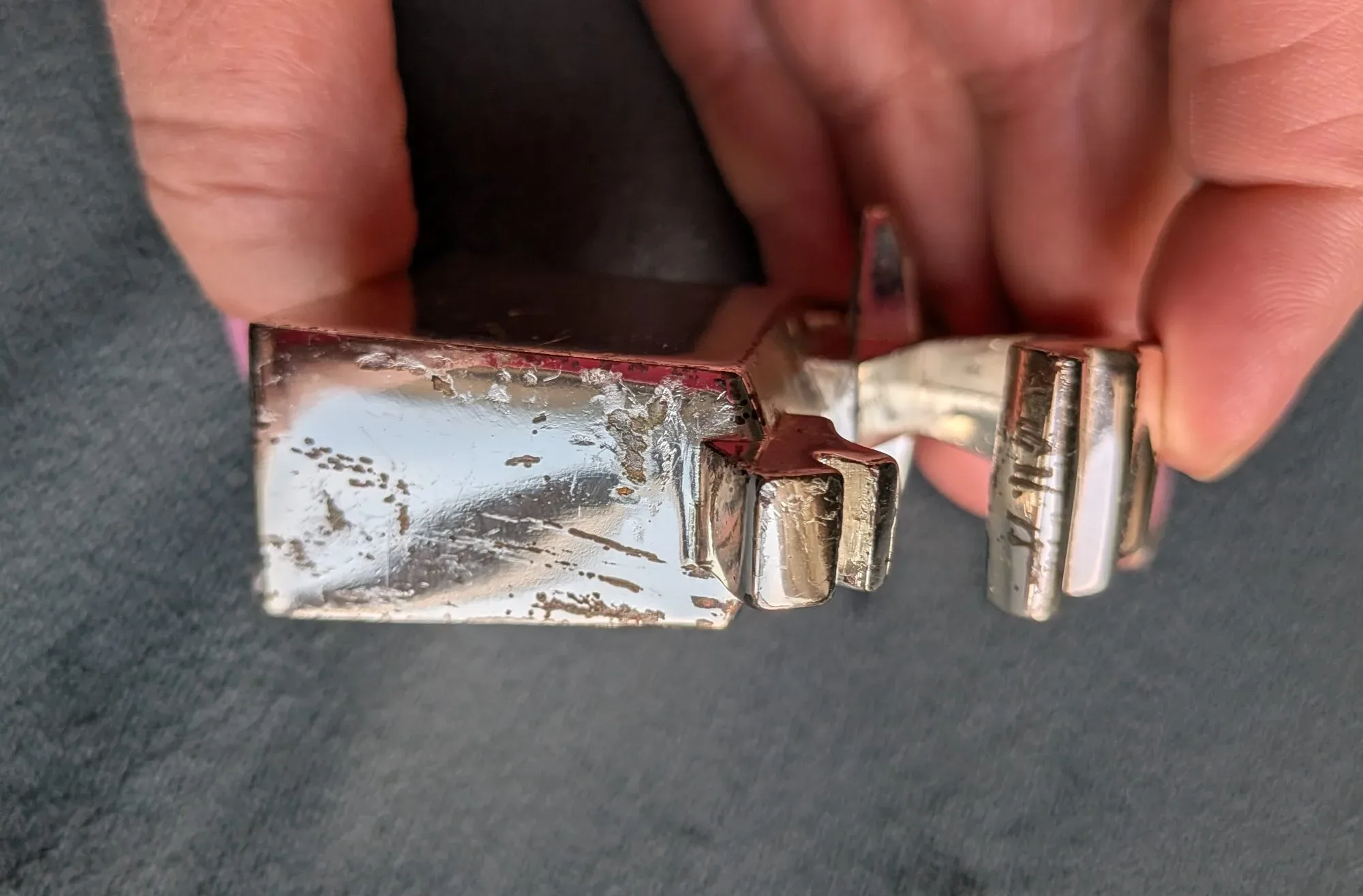 Vintage Gävle Metallfigur – Unik Kuriosaprydnad - Bild 2