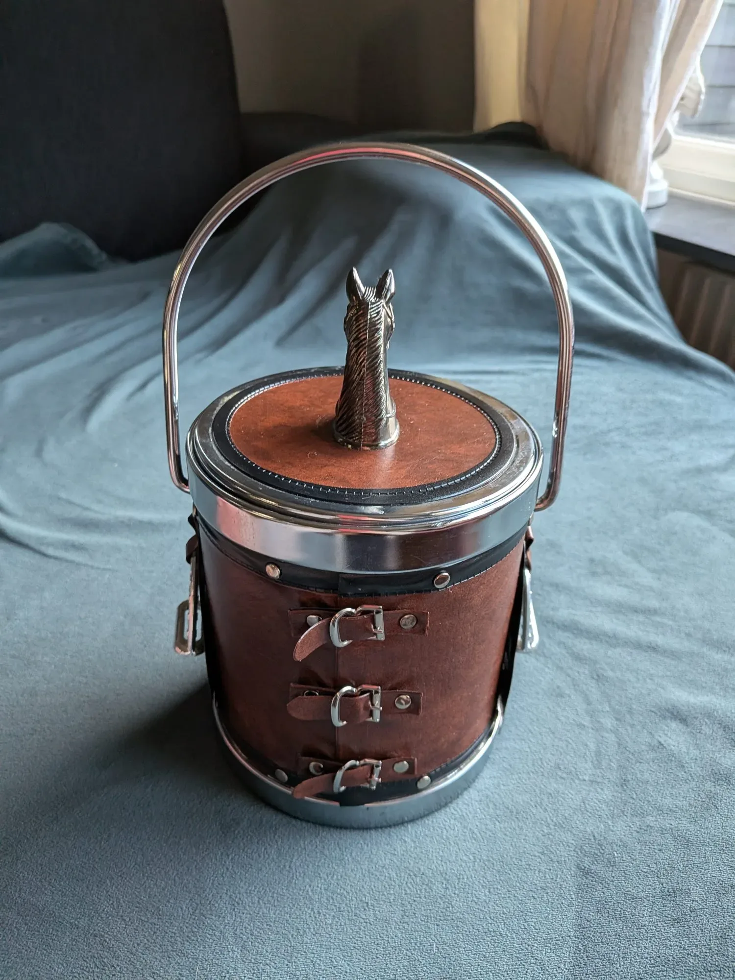 Vintage Ishink med Hästhuvud – Hästtema - Bild 7