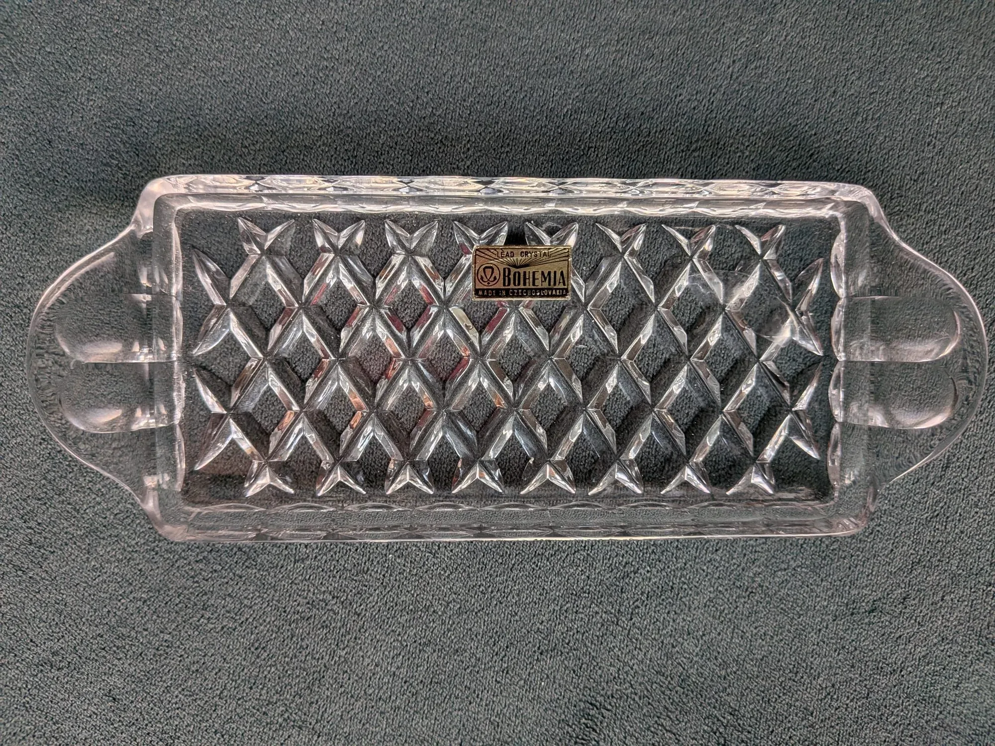 Elegant Bohemia Lead Crystal Dish