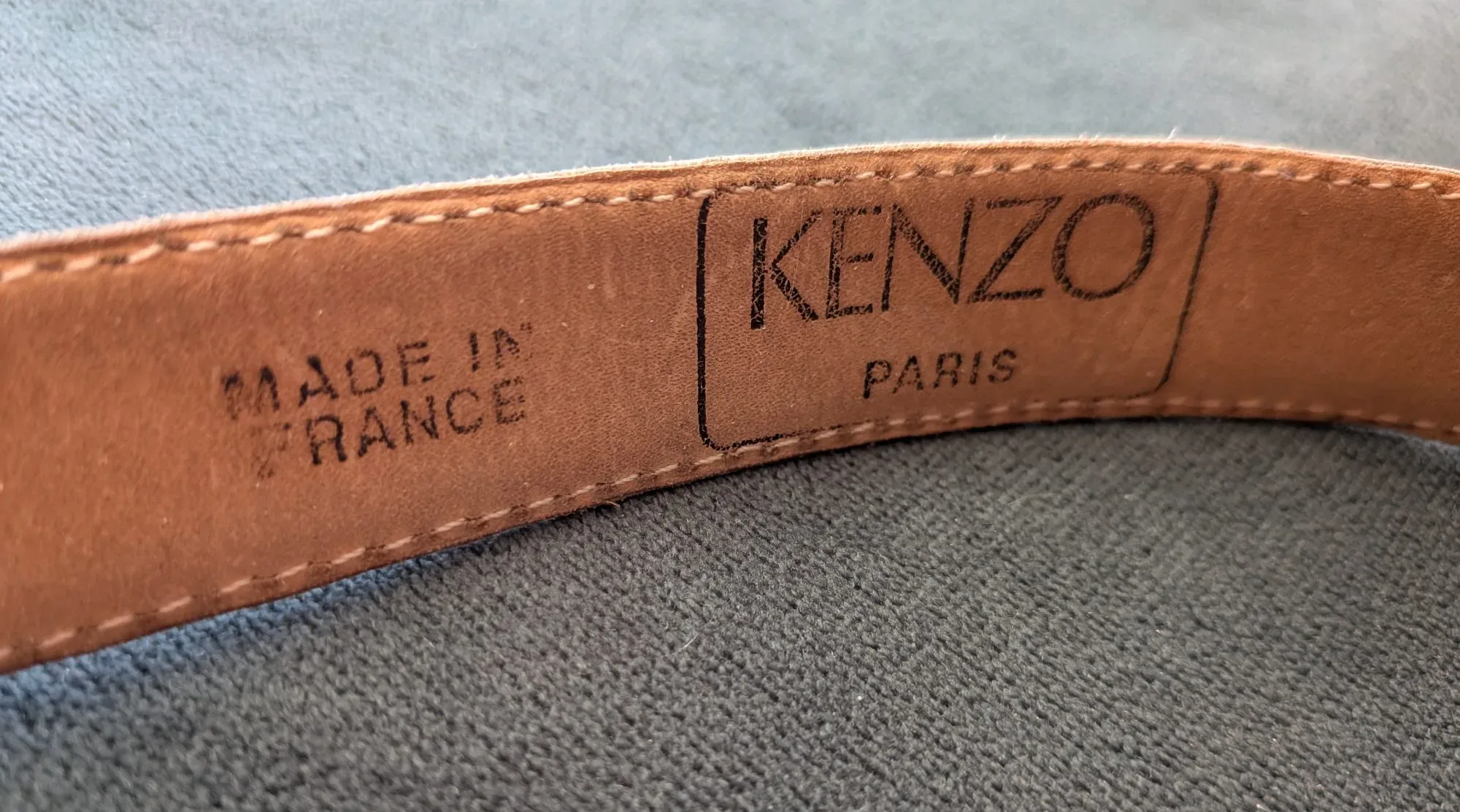 Elegant Kenzo Paris Vintage Bälte i Äkta Läder - Bild 4