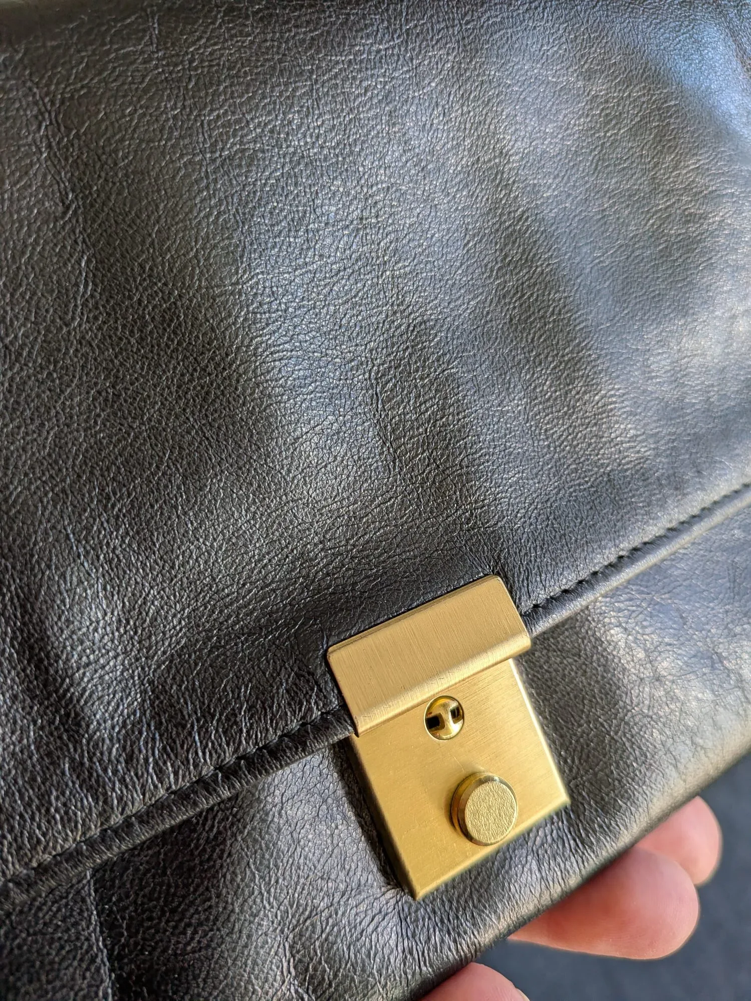 Elegant Vintage Reseplånbok i Svart Läder – Made in England - Bild 2