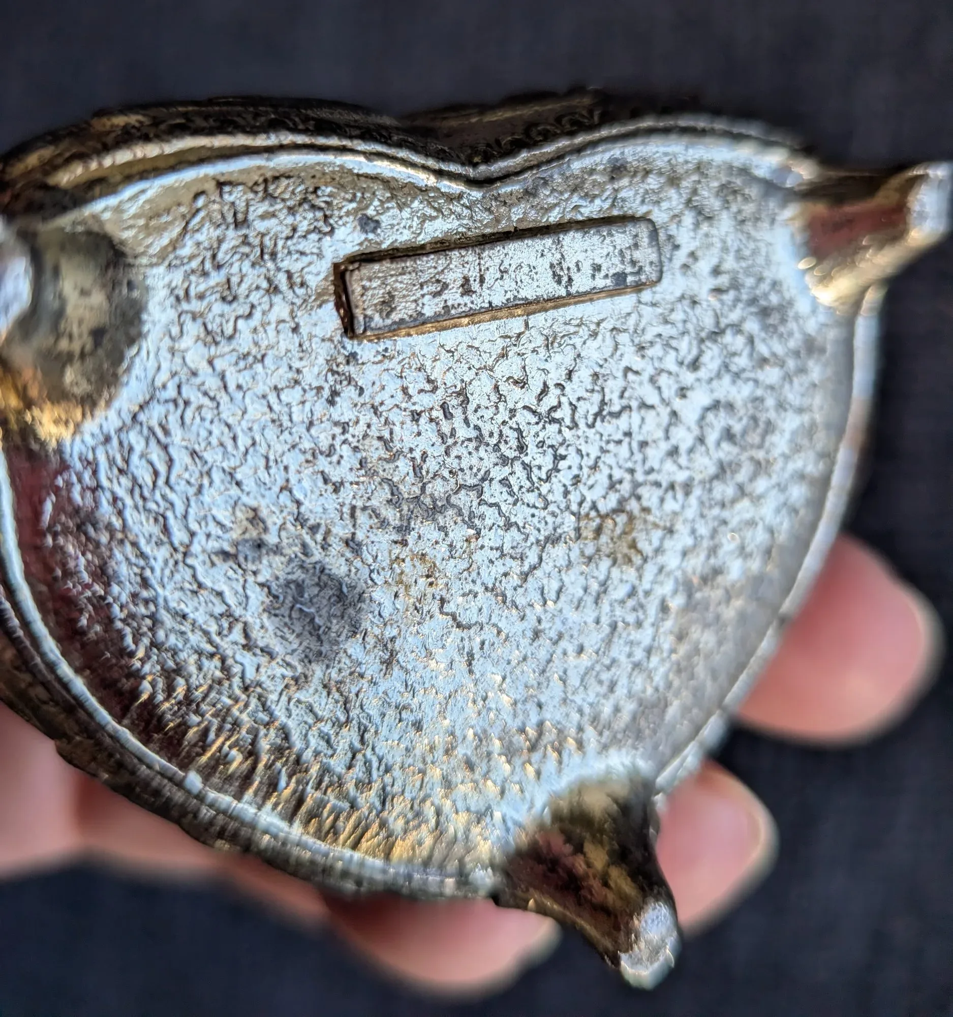 Vintage Smyckeskrin Hjärta med Ros - Bild 6