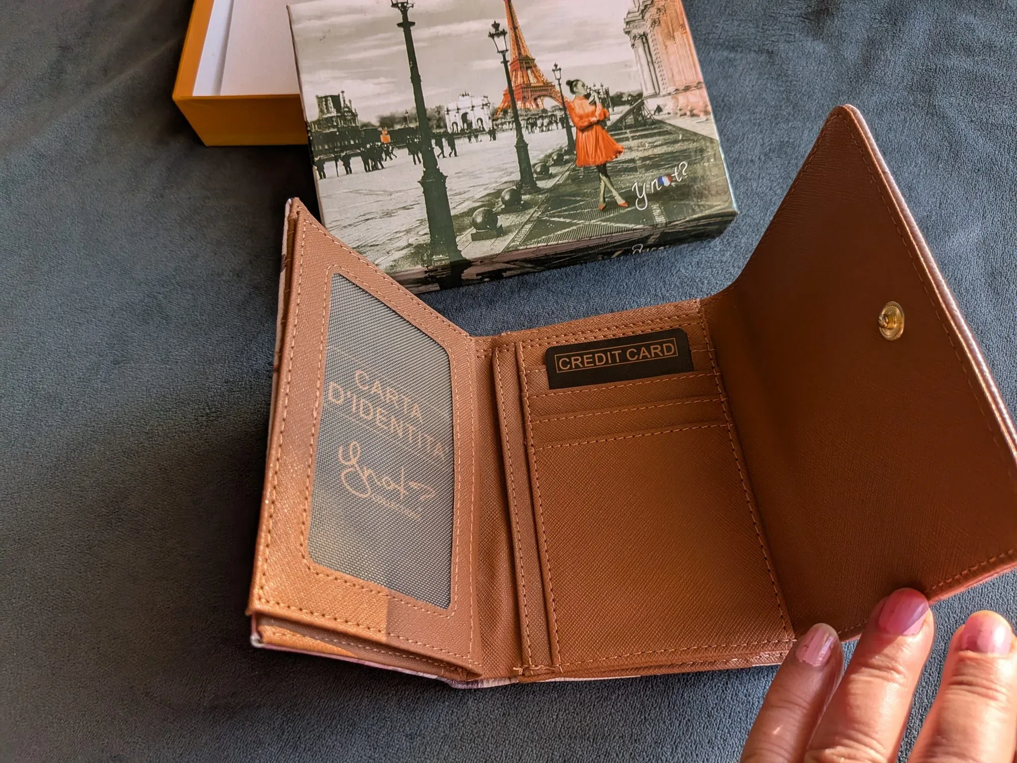 Chic Plånbok 'gnap Collections' med Paris-inspirerat Mönster - Bild 4