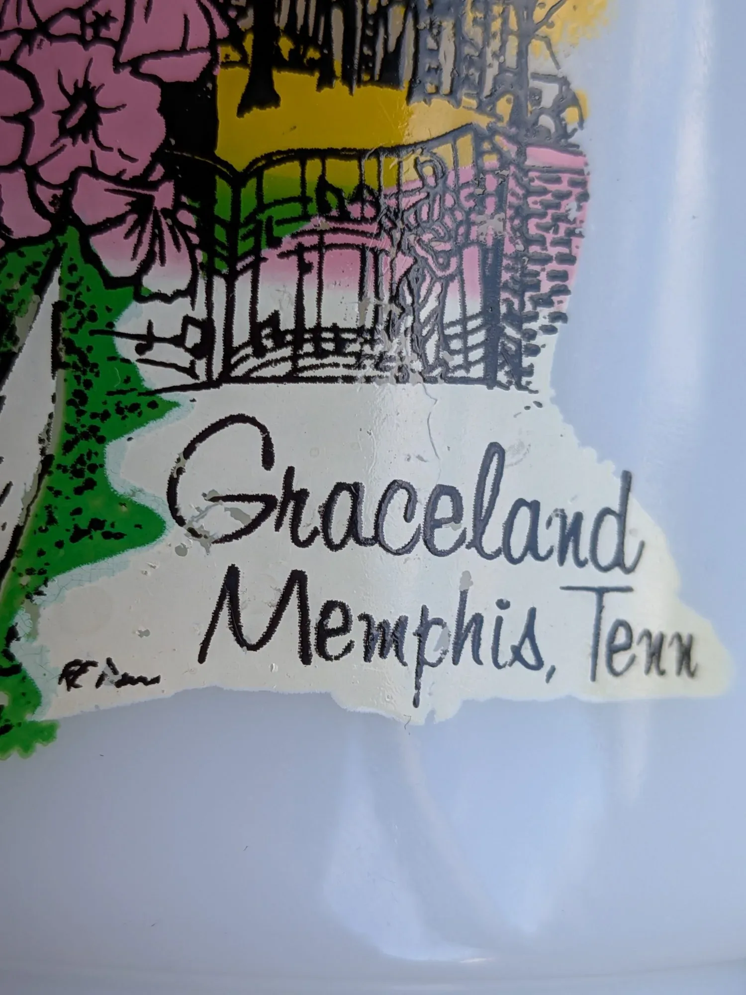 Vintage Glasbake Mugg: Elvis Presley & Graceland - Bild 5