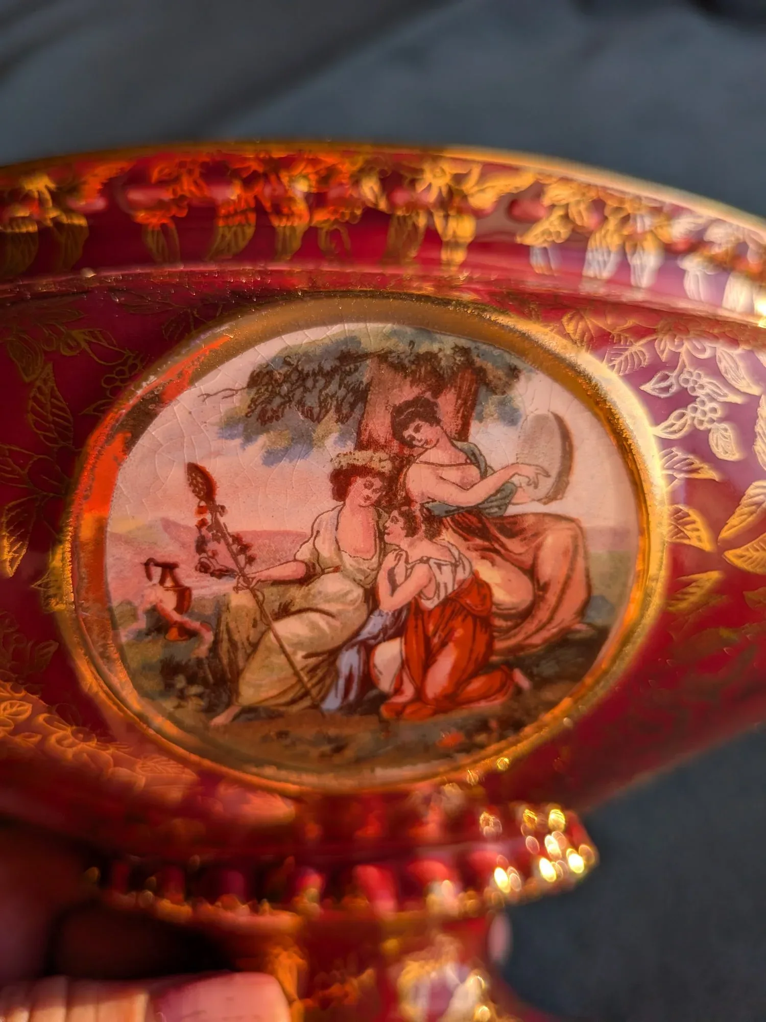 Empire England Dekorationsskål med Klassiskt Motiv - Bild 11