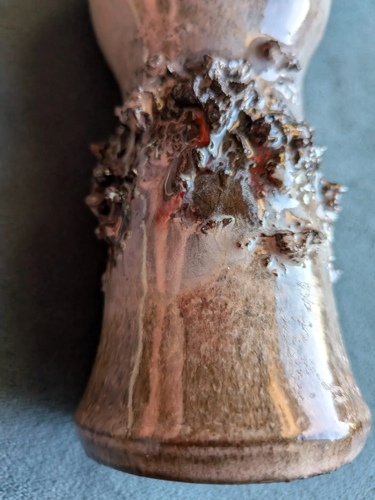Unique Ceramic Vase "Lava" from Iceland, approx. 19.5 cm - Image 7