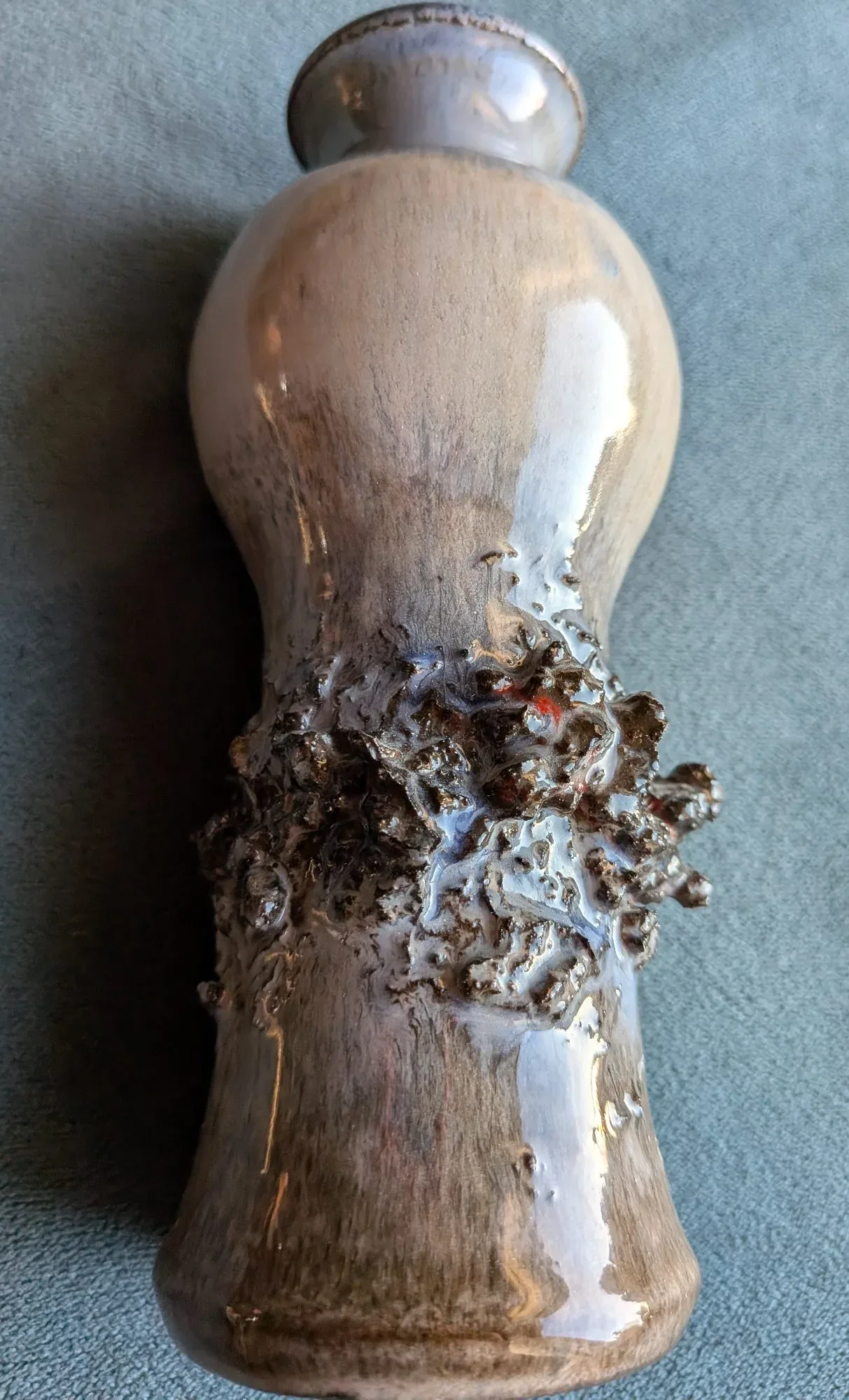 Unique Ceramic Vase "Lava" from Iceland, approx. 19.5 cm - Image 5