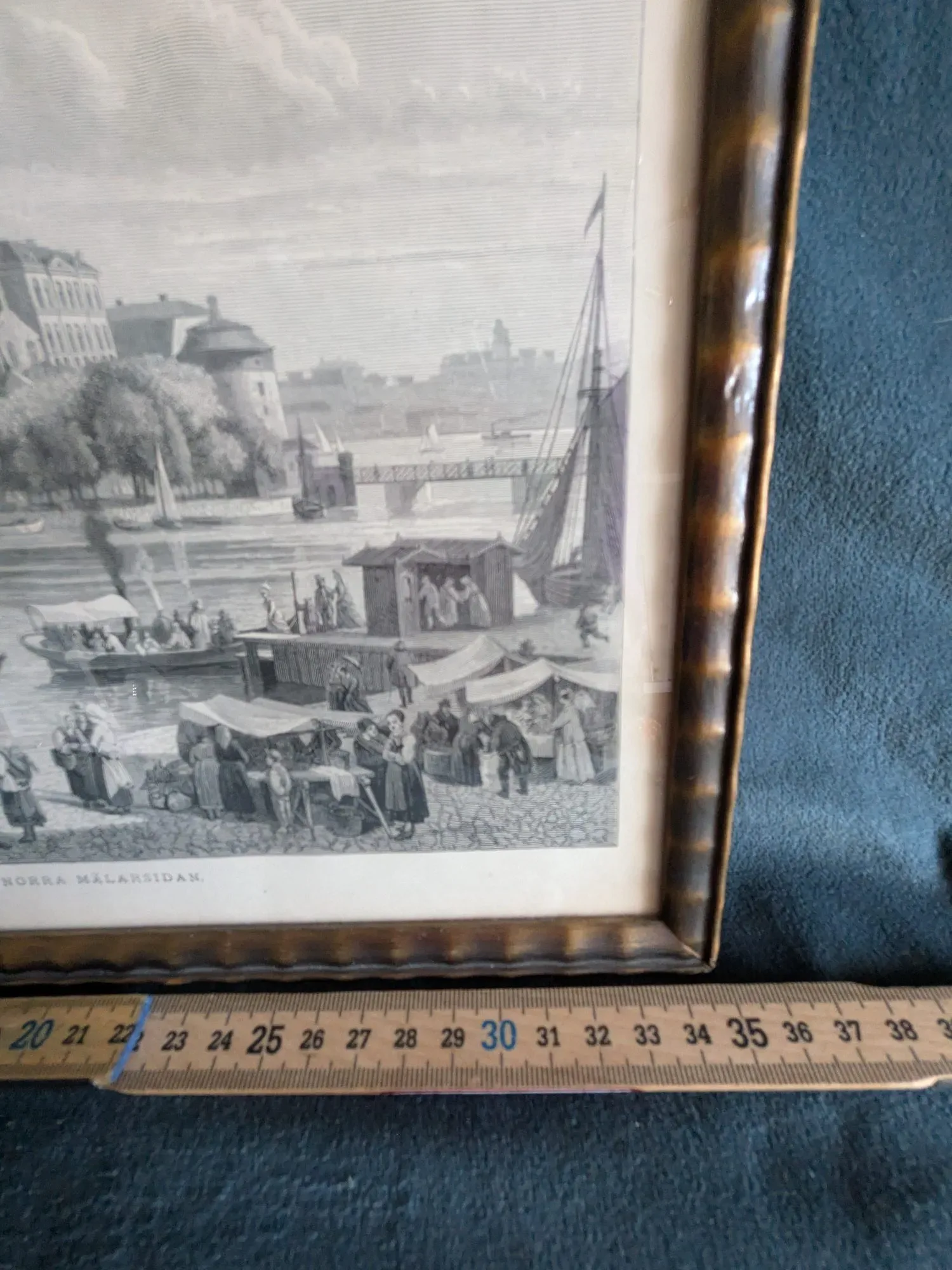 Historic Engraving: View of Stockholm by Gustaf Vilhelm Palm - Image 3