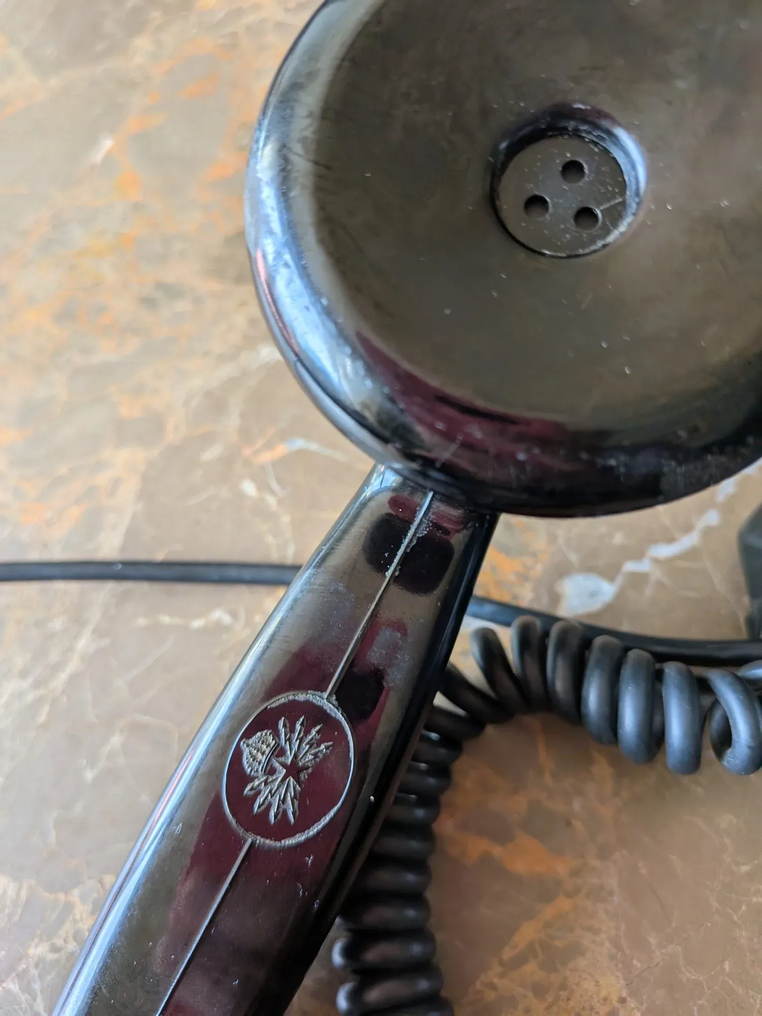 Klassisk Svart Bakelittelefon – Vintage Televerket - Bild 6