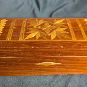 Vintage Wooden Box with Intarsia – AP Chiu For