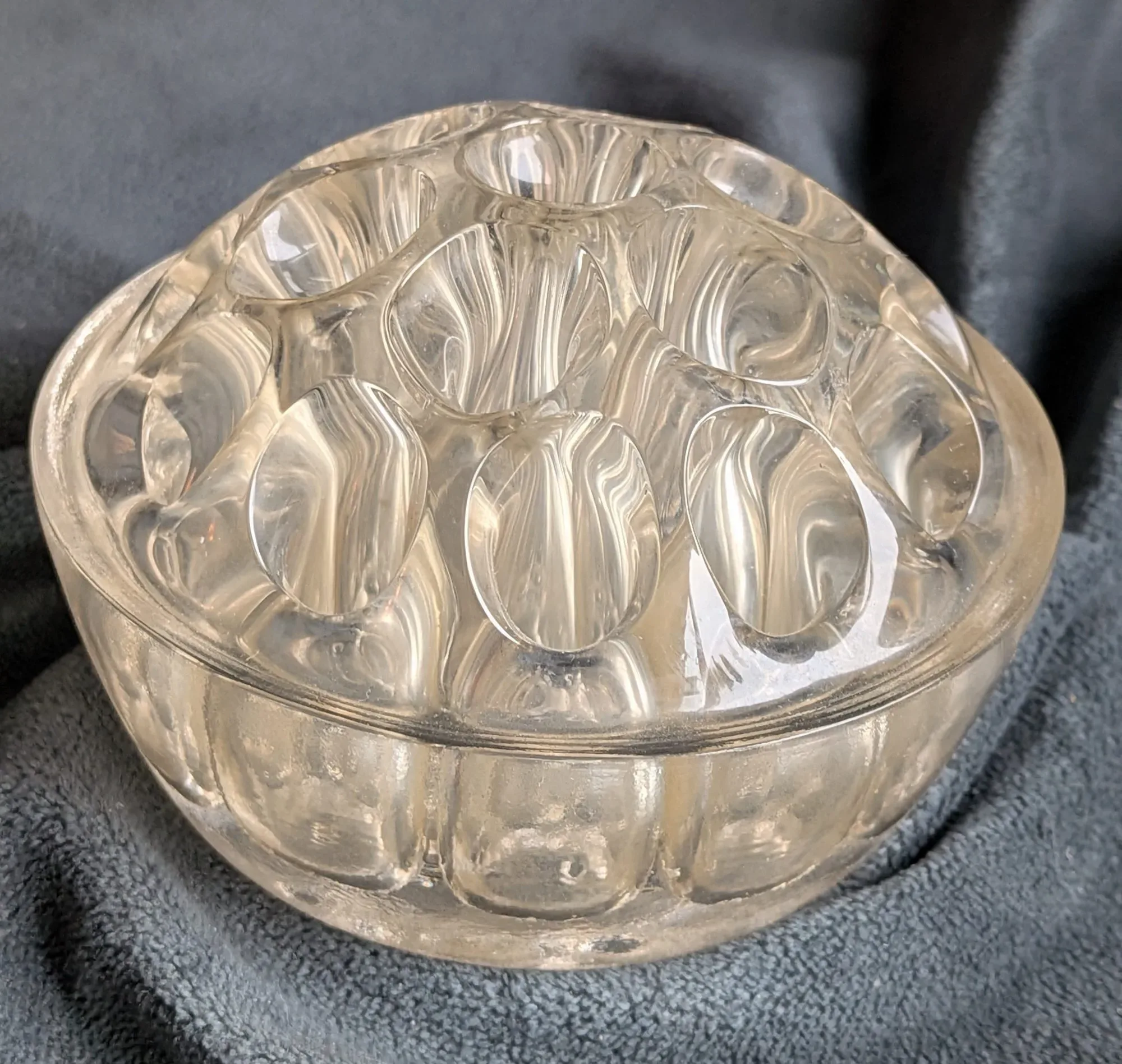Vintage Blomsterfakir i Glas