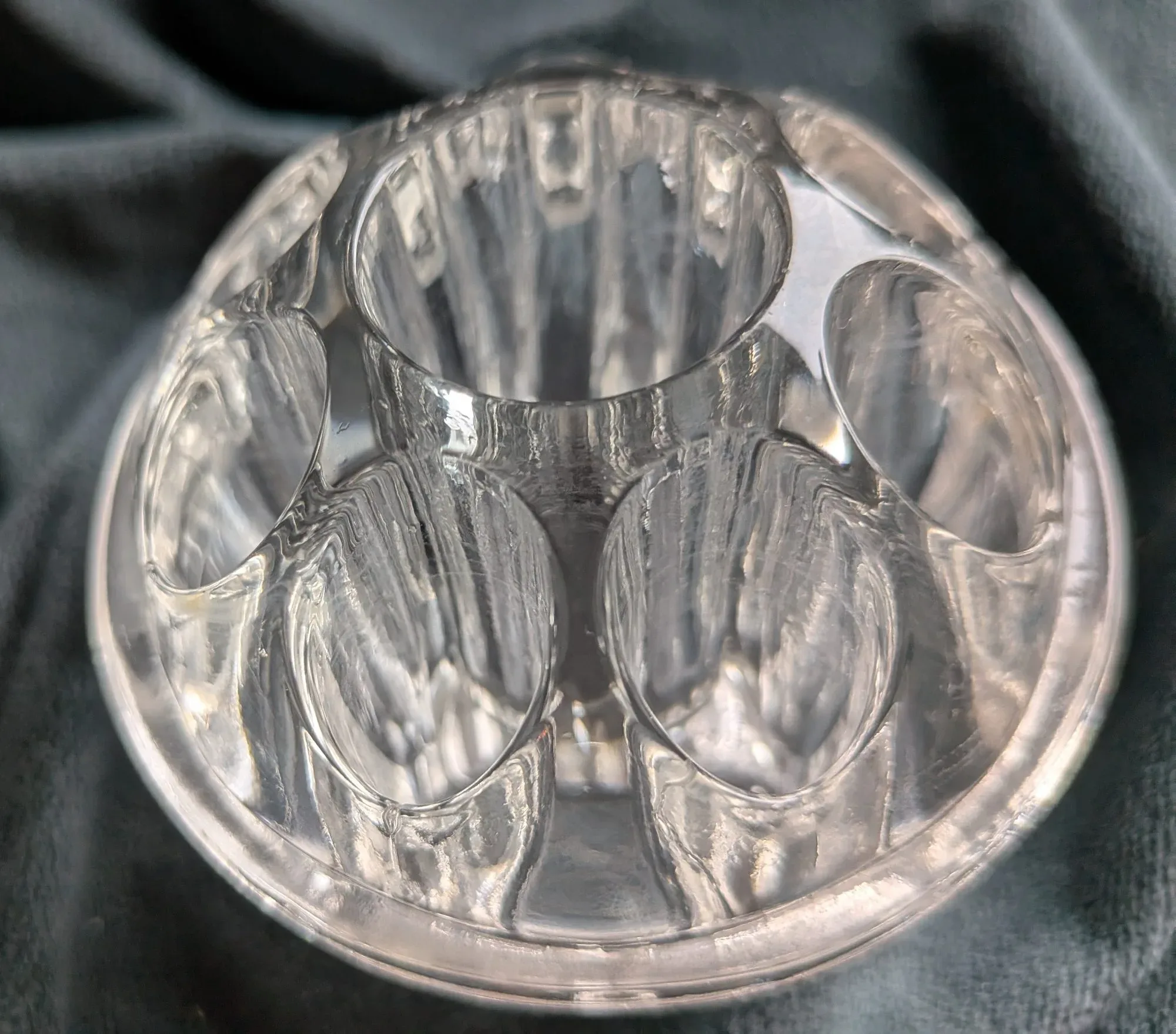 Vintage Blomsterfakir i Klart Glas - Bild 6